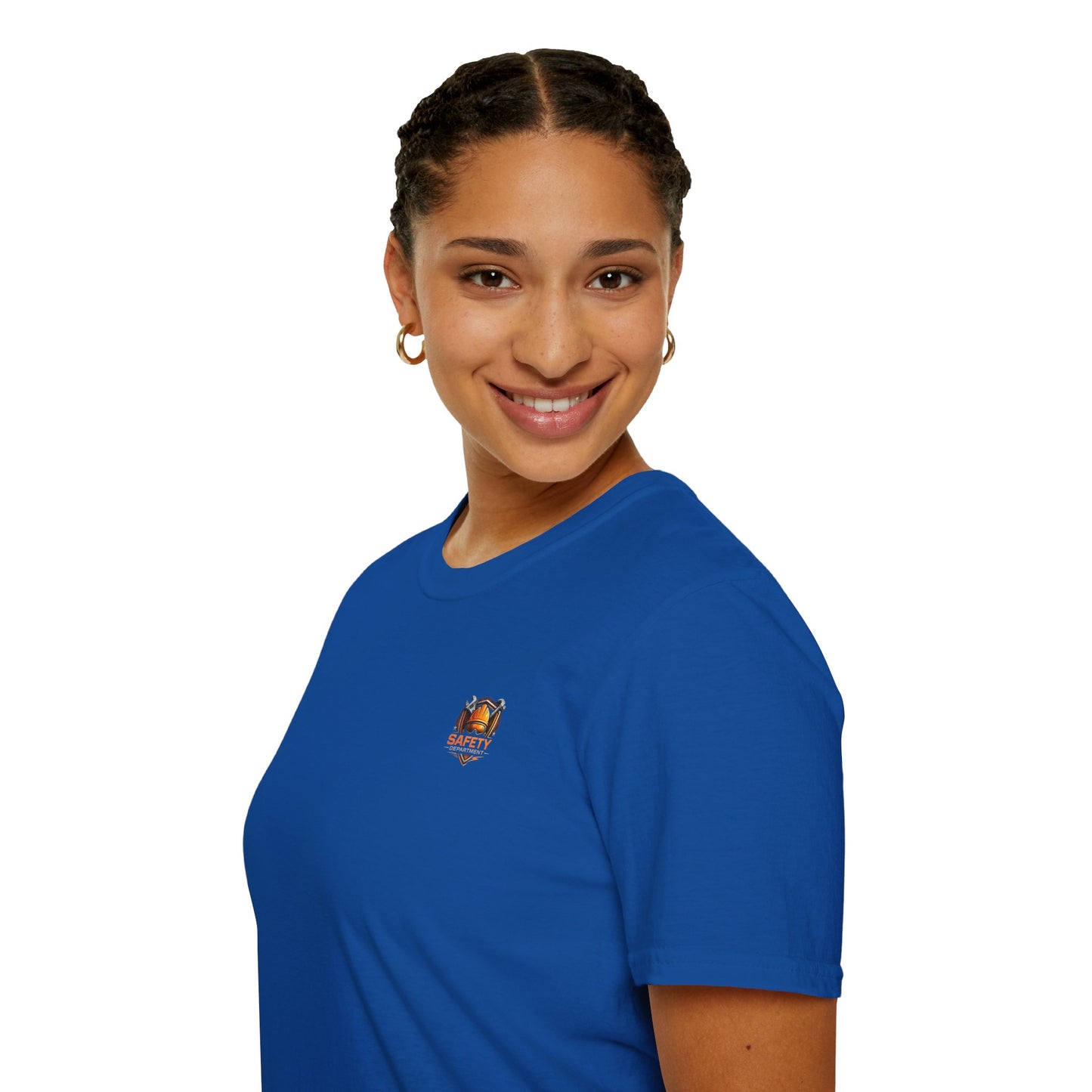 Safety Department Graphic T-Shirt — "Last Line Before Incident" Worksite Firefighter Tee