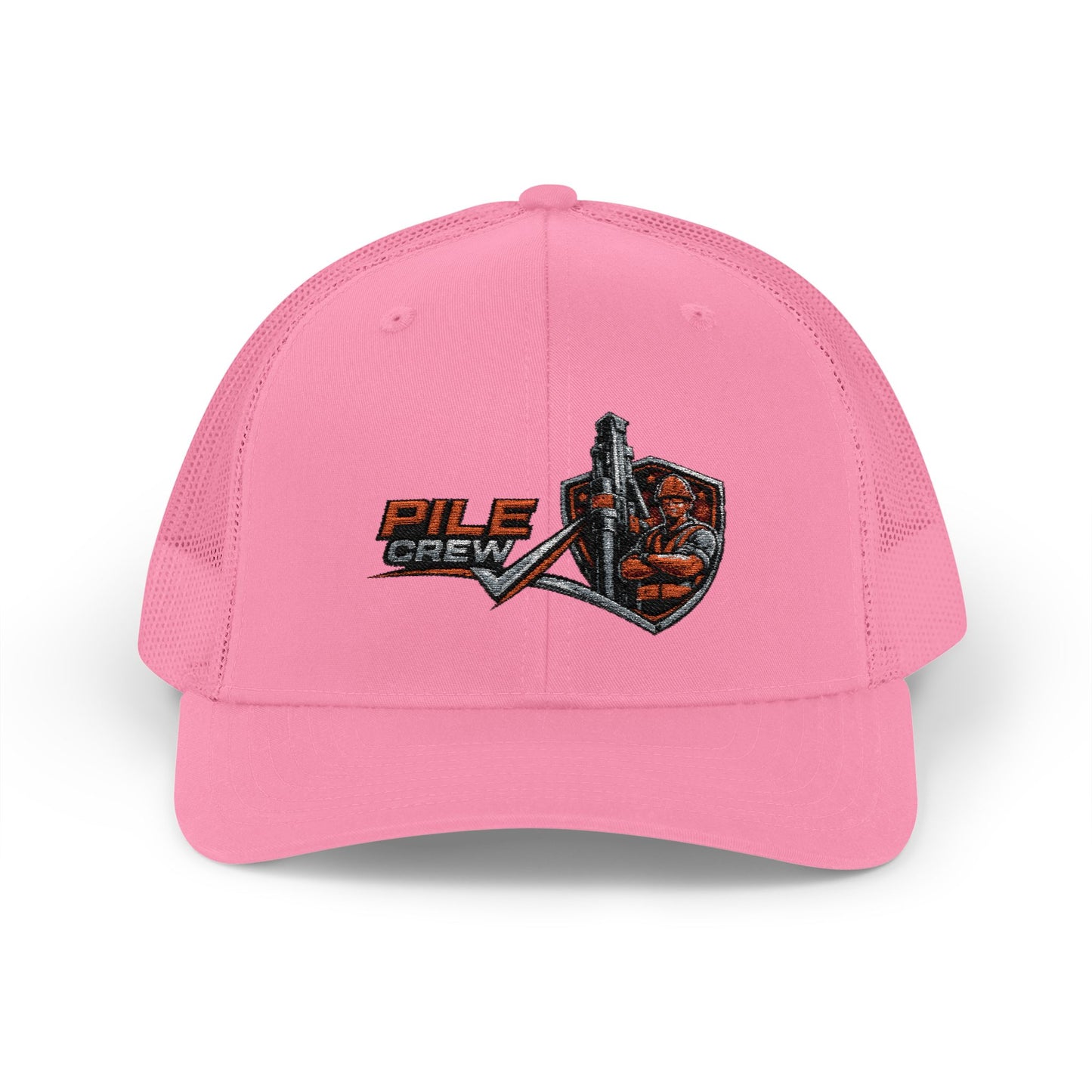 Vintage Pile Crew Trucker Cap — Fishing Snapback Hat