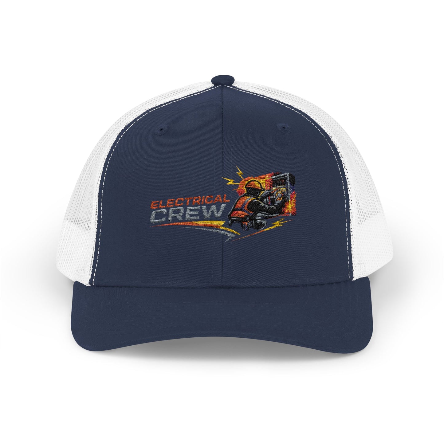 Burning Electrical Crew Snapback Trucker Cap