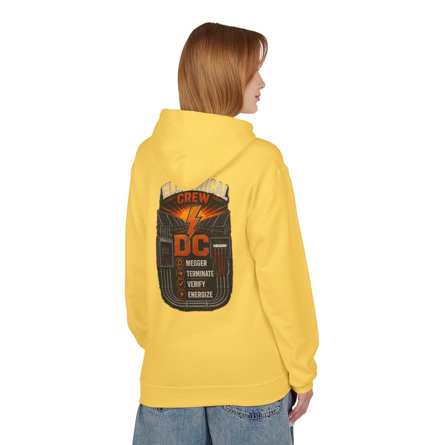 Electrical Crew Hoodie — DC Electrician Safety Design