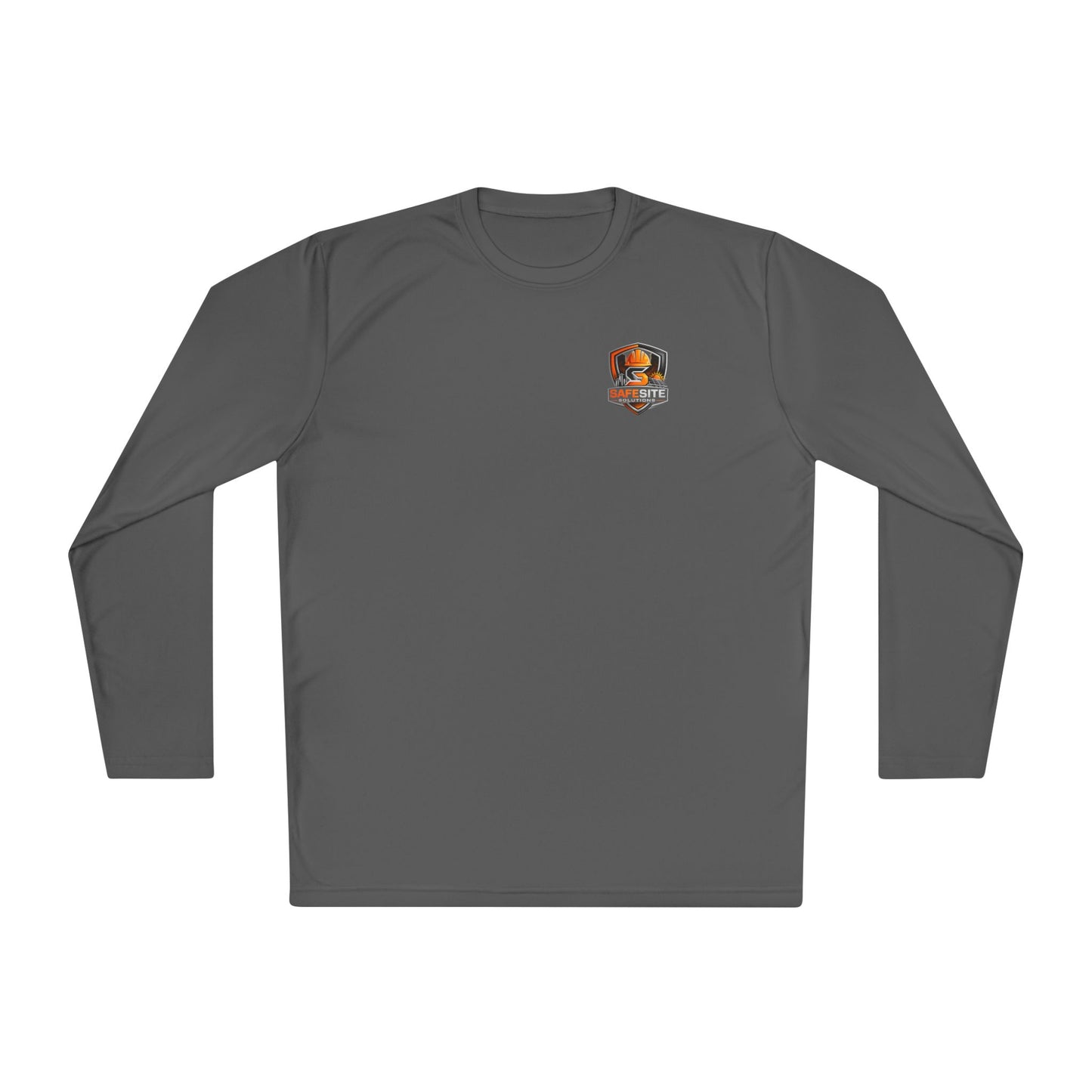 Solar Field Crew Long Sleeve Tee — 'Go Home Safe' Construction Worker Shirt