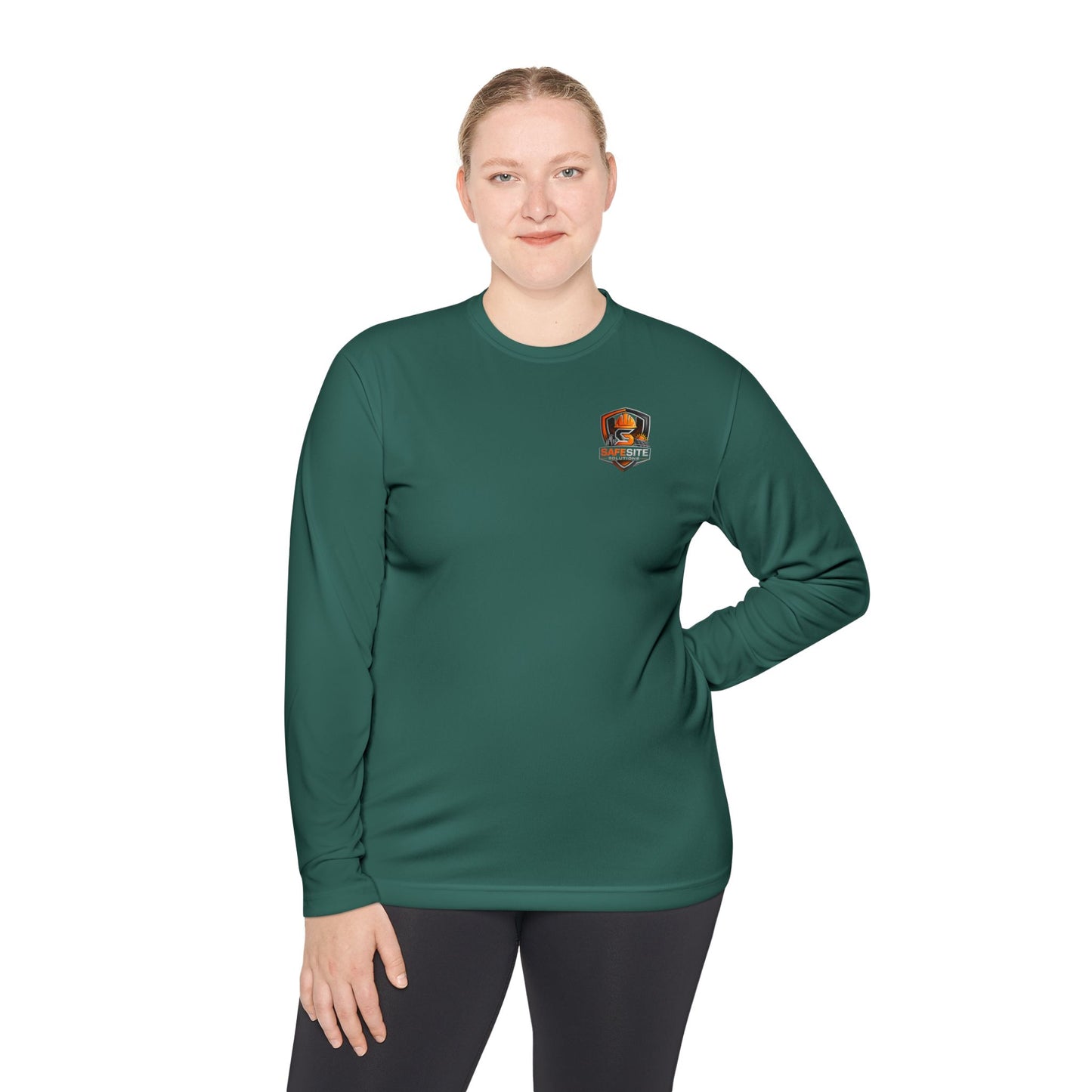 Solar Field Crew Long Sleeve Tee — 'Go Home Safe' Construction Worker Shirt