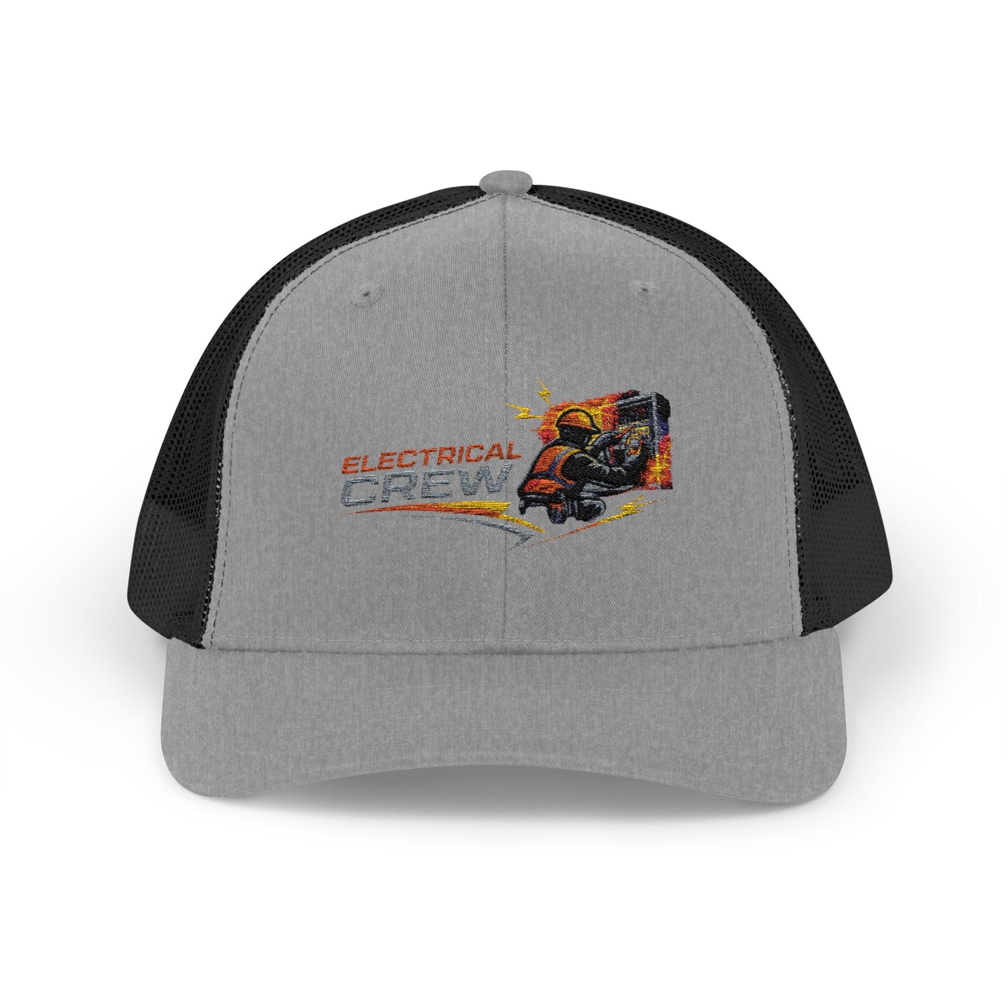 Burning Electrical Crew Snapback Trucker Cap