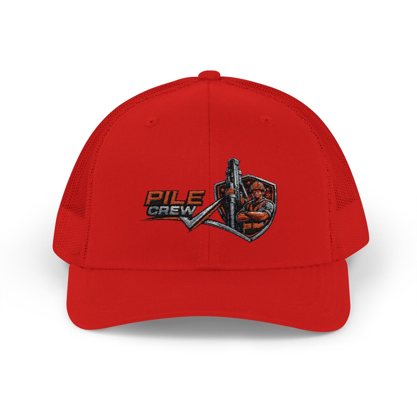 Vintage Pile Crew Trucker Cap — Fishing Snapback Hat
