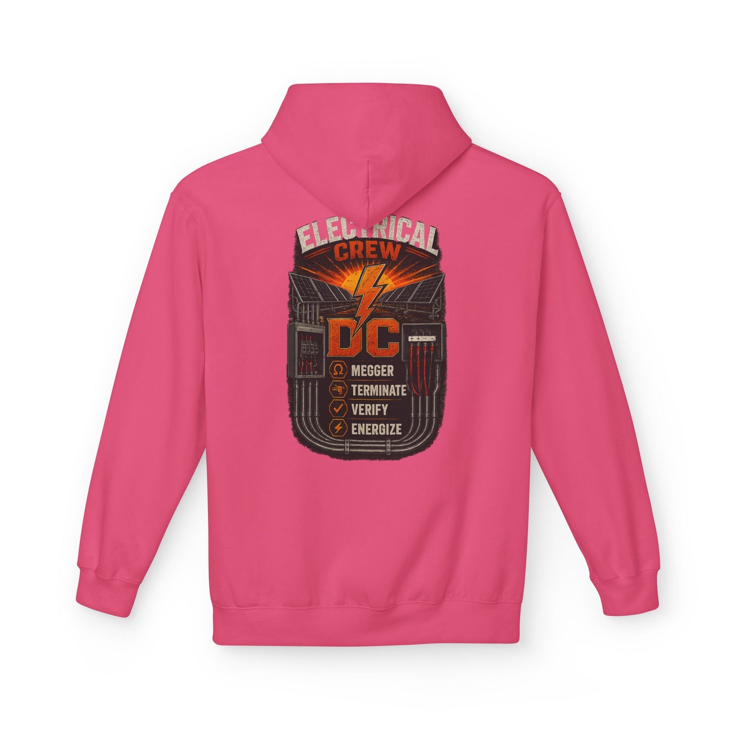 Electrical Crew Hoodie — DC Electrician Safety Design