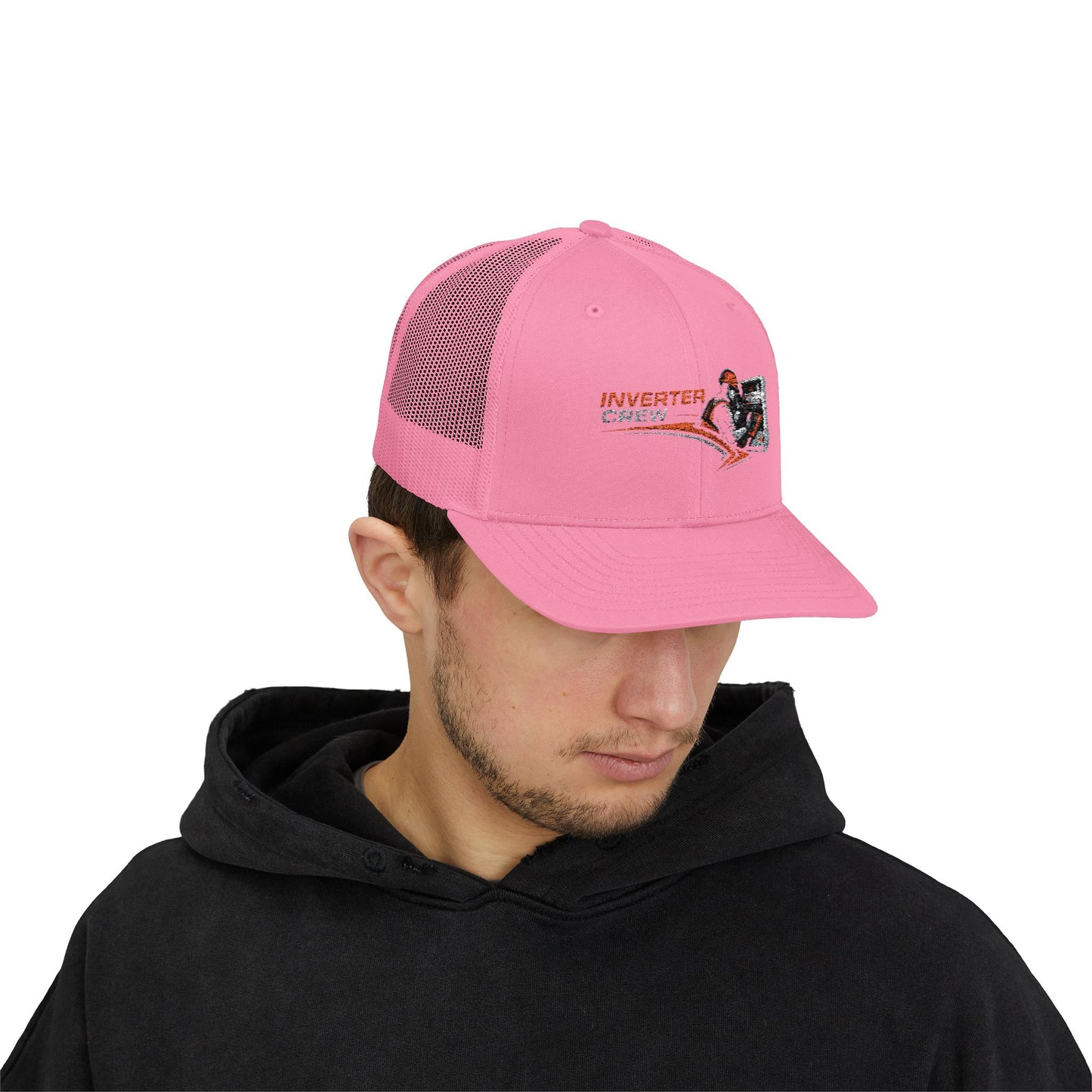 Inverter Tech Snapback Trucker Cap – Electrician HVAC Service Logo Hat