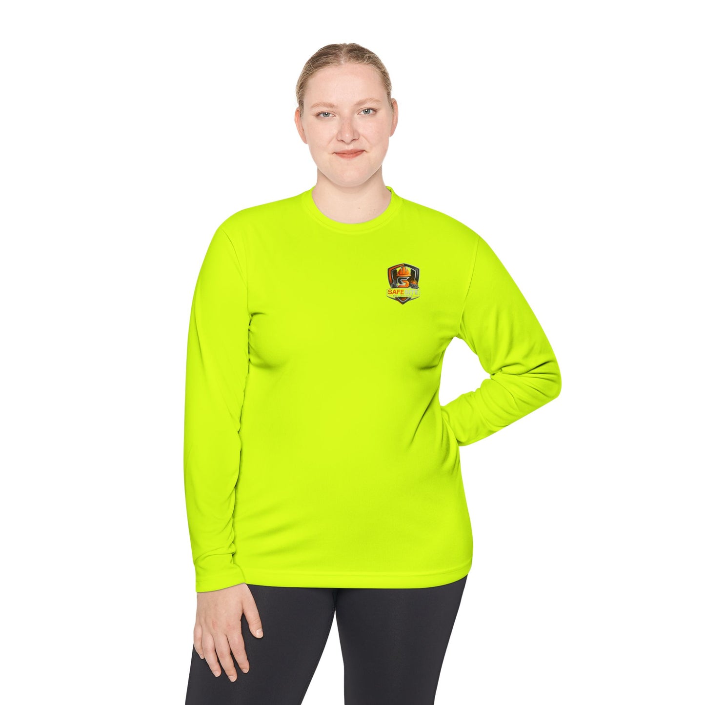 Solar Field Crew Long Sleeve Tee — 'Go Home Safe' Construction Worker Shirt