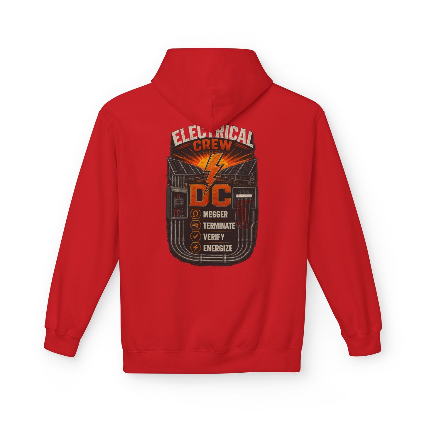 Electrical Crew Hoodie — DC Electrician Safety Design