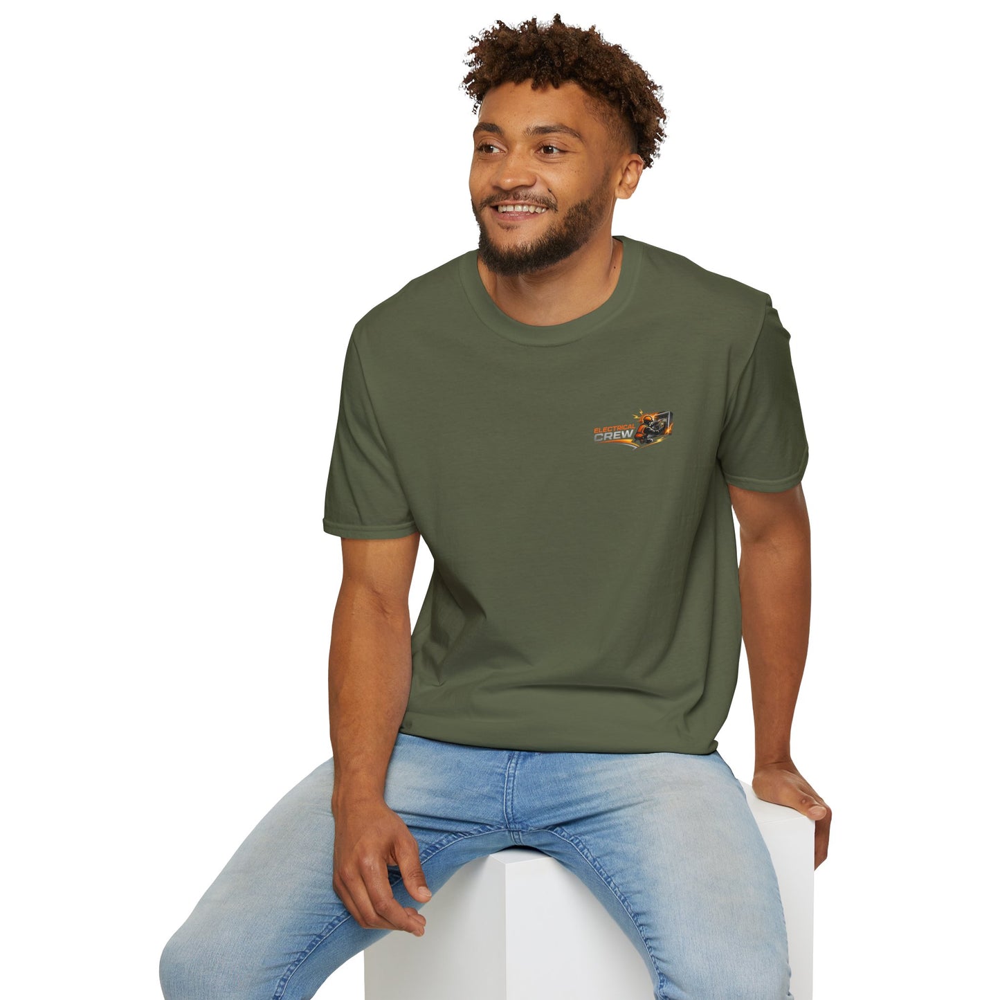 Electrical Crew DC T‑Shirt — Electrician Safety Megger, Terminate & Verify Design