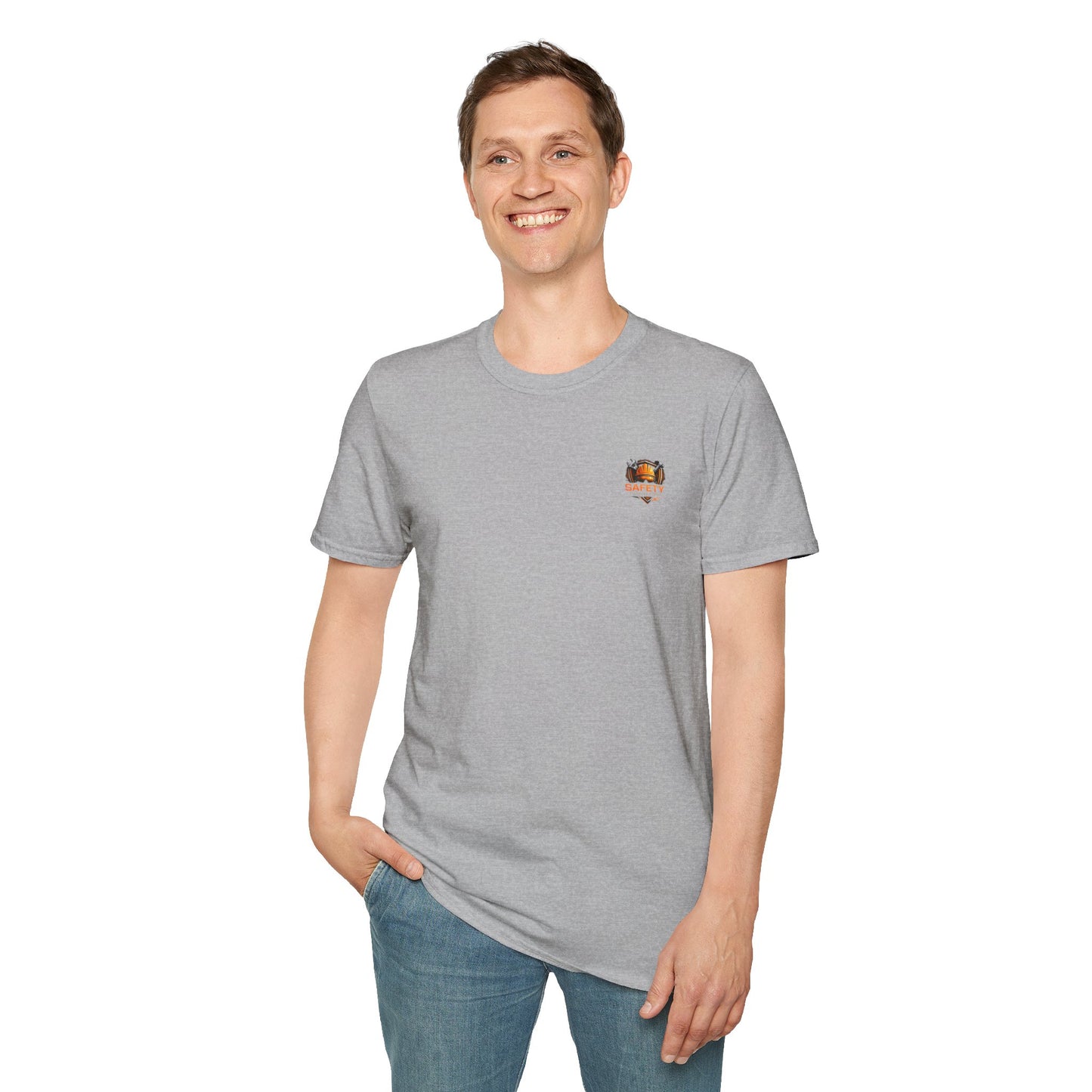 Safety Department Graphic T-Shirt — "Last Line Before Incident" Worksite Firefighter Tee