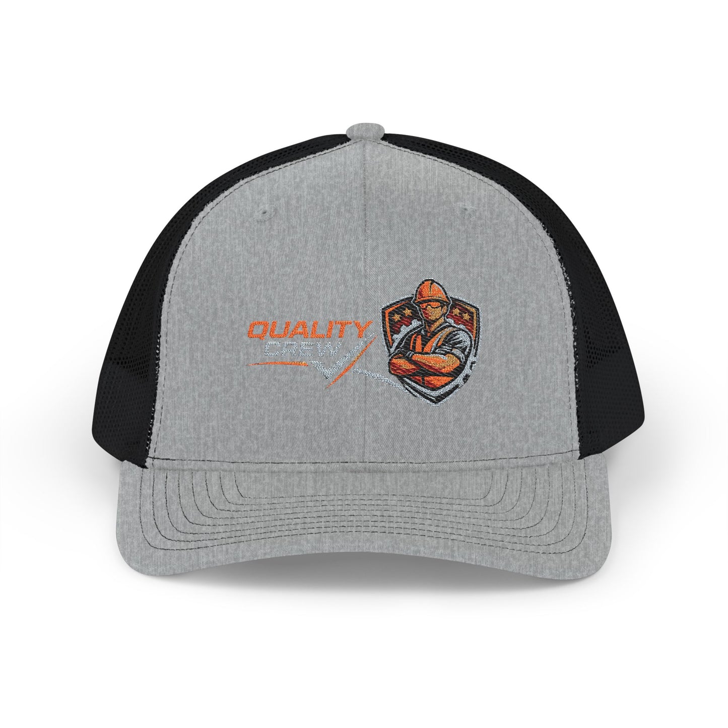 Quality Crew Snapback Trucker Cap – Embroidered Mechanic Logo Hat