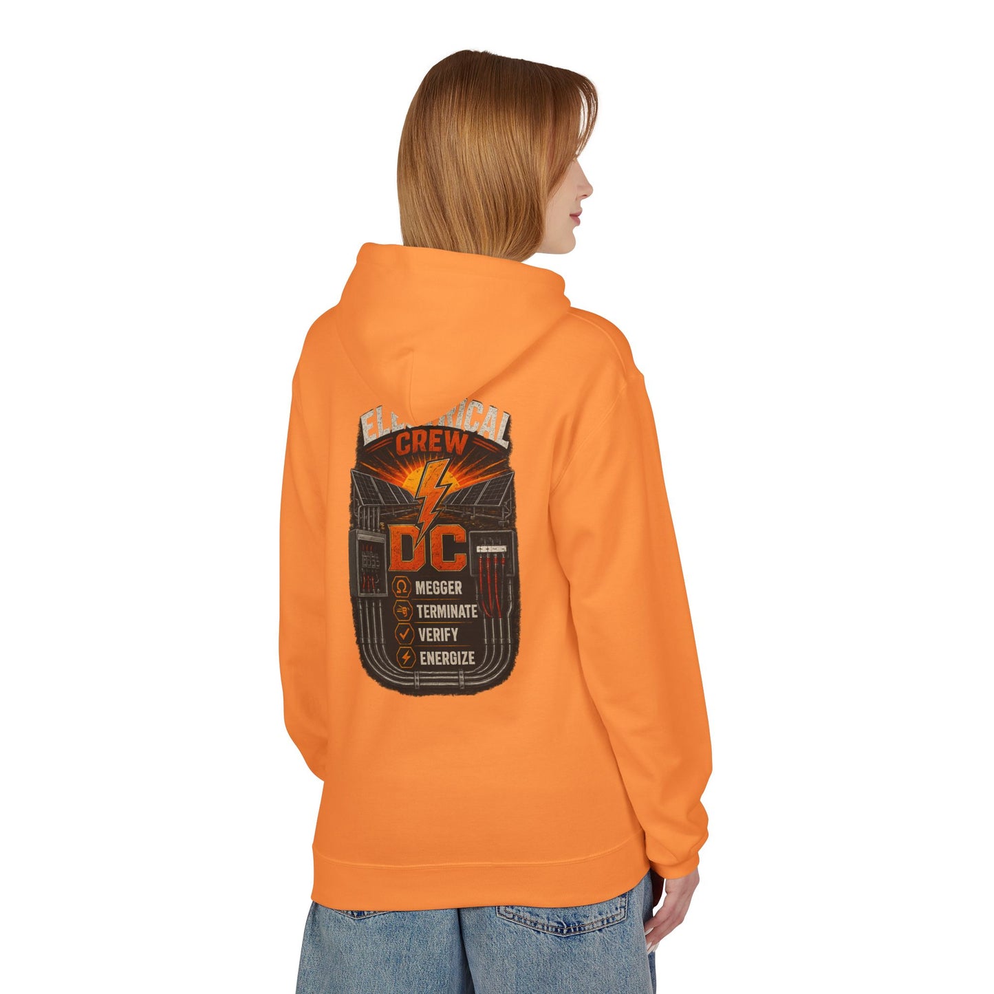 Electrical Crew Hoodie — DC Electrician Safety Design