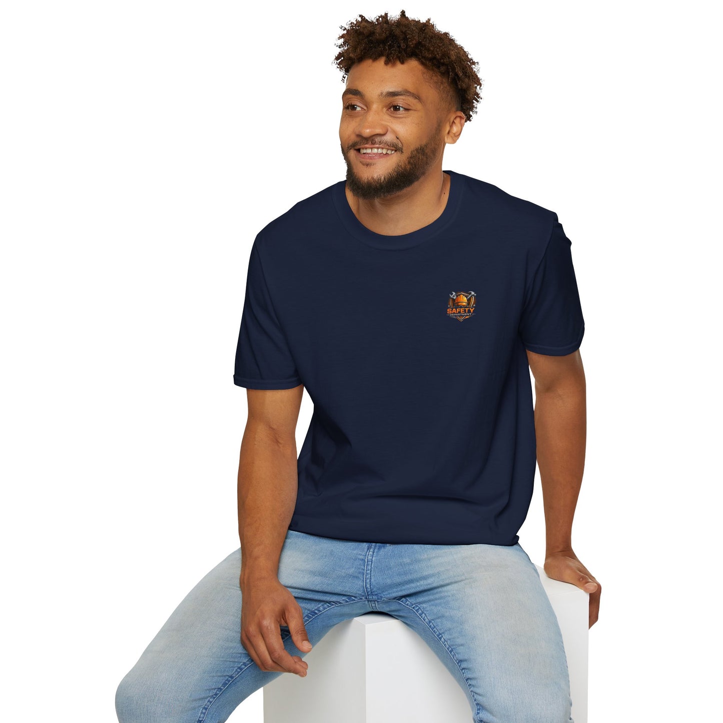 Safety Department Graphic T-Shirt — "Last Line Before Incident" Worksite Firefighter Tee