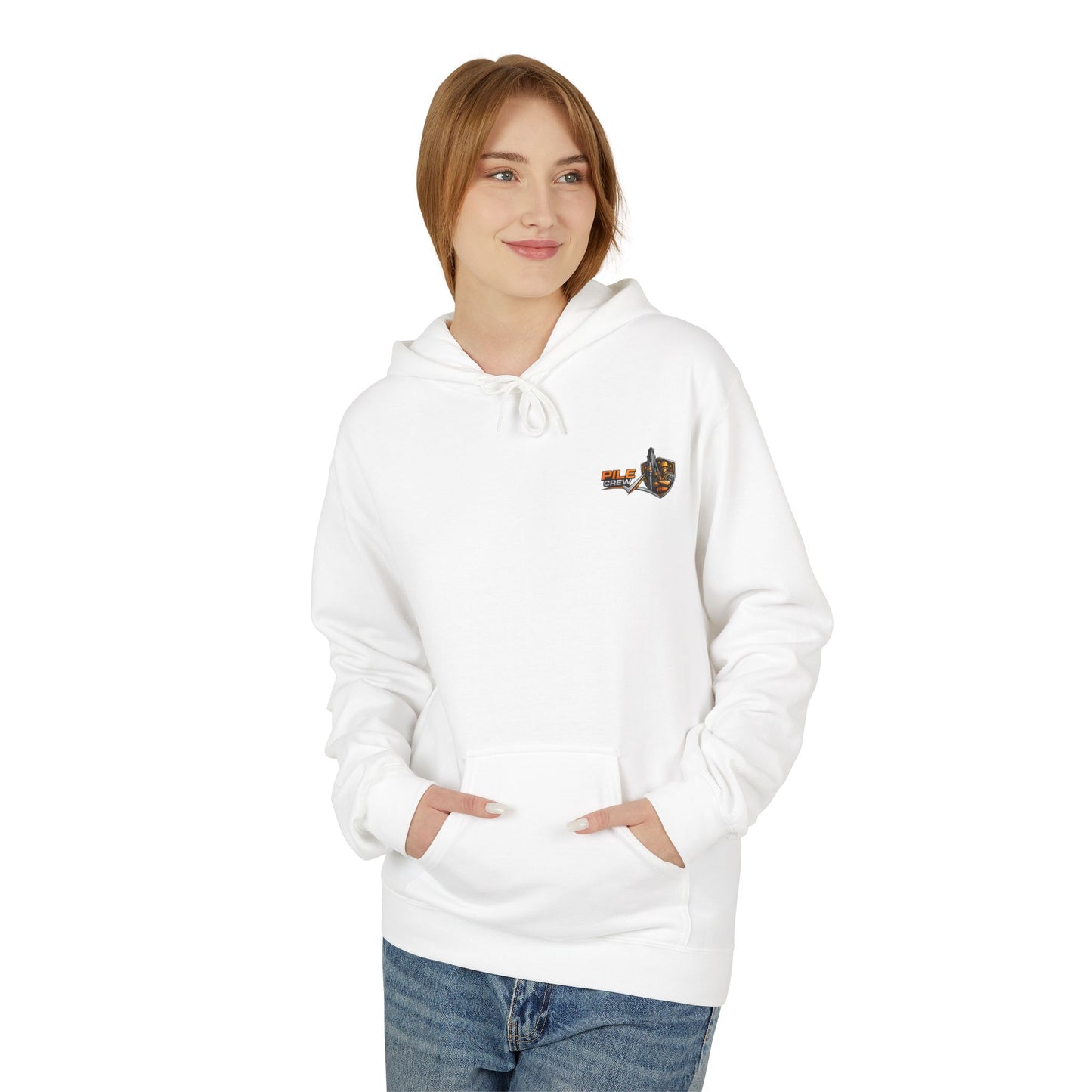 Pile Crew Industrial Hoodie — Heavy Equipment Construction Crew Pullover