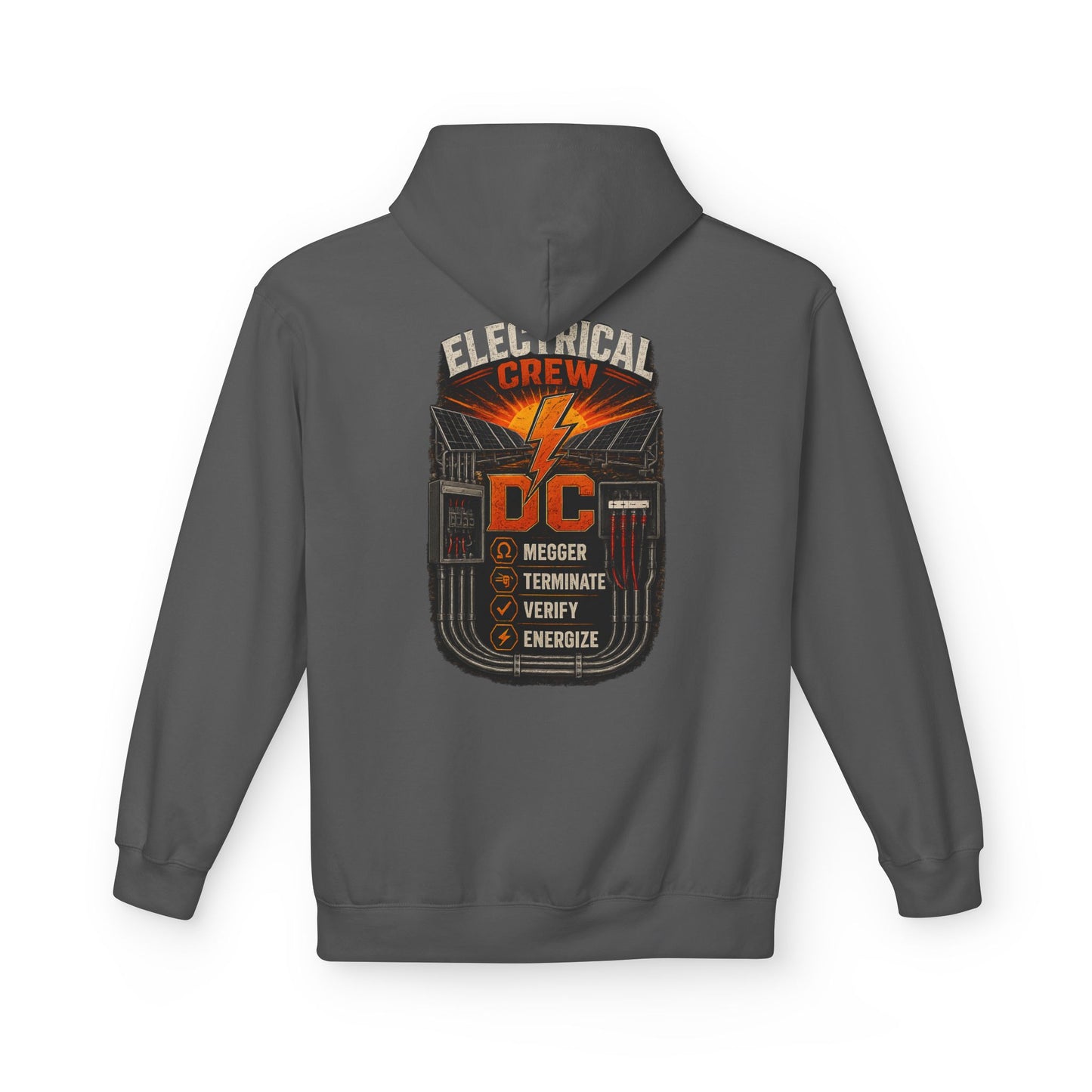 Electrical Crew Hoodie — DC Electrician Safety Design
