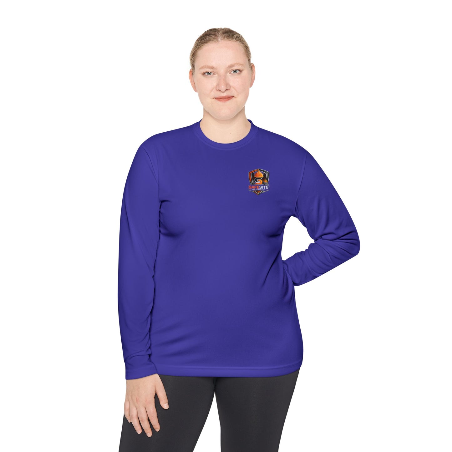 Solar Field Crew Long Sleeve Tee — 'Go Home Safe' Construction Worker Shirt