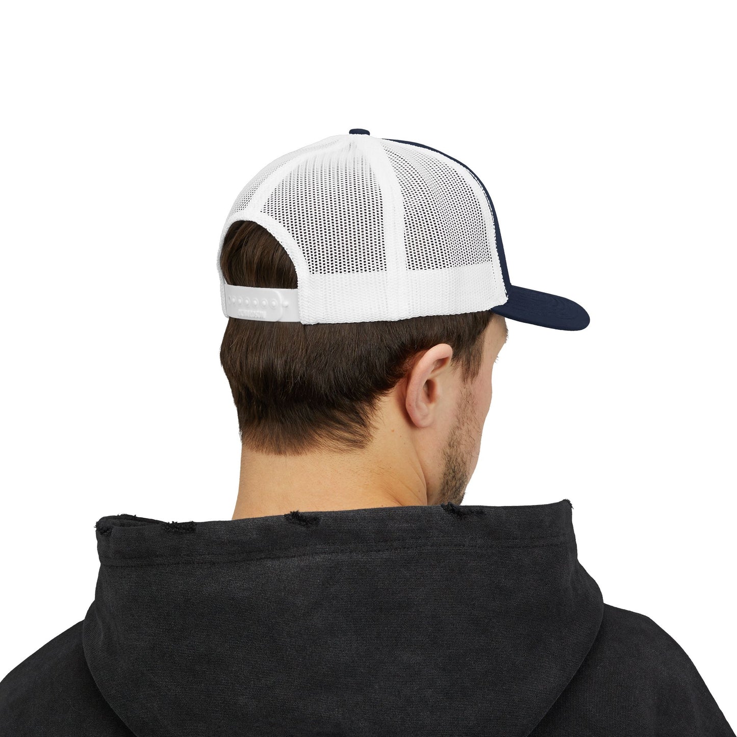 Vintage Pile Crew Trucker Cap — Fishing Snapback Hat