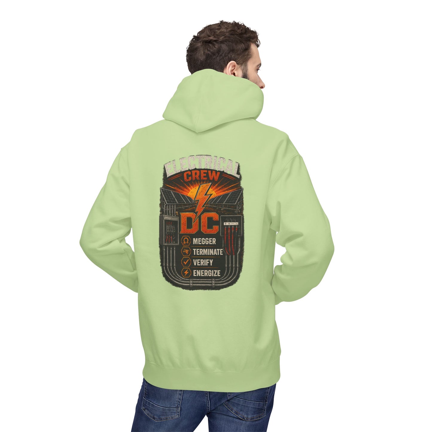 Electrical Crew Hoodie — DC Electrician Safety Design