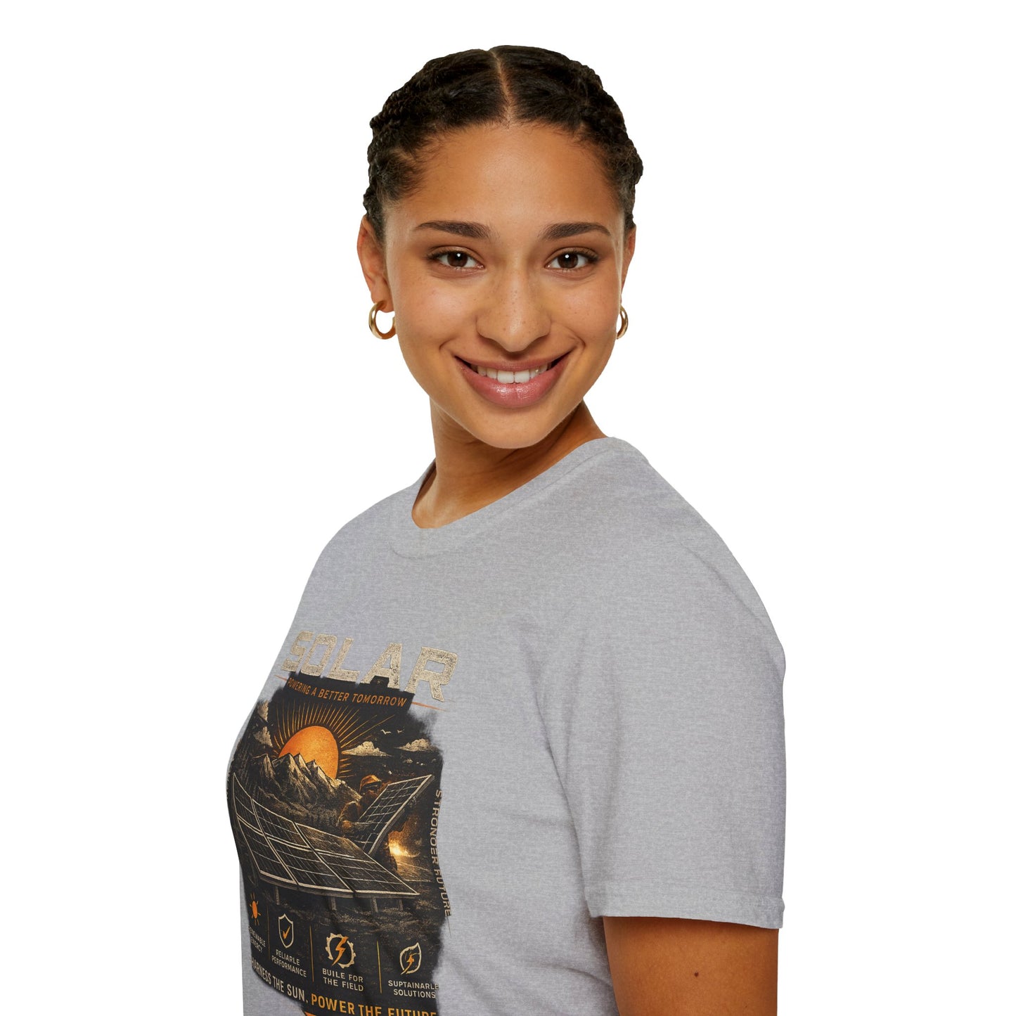 Solar Power Tee — Vintage Solar Energy Graphic T-Shirt