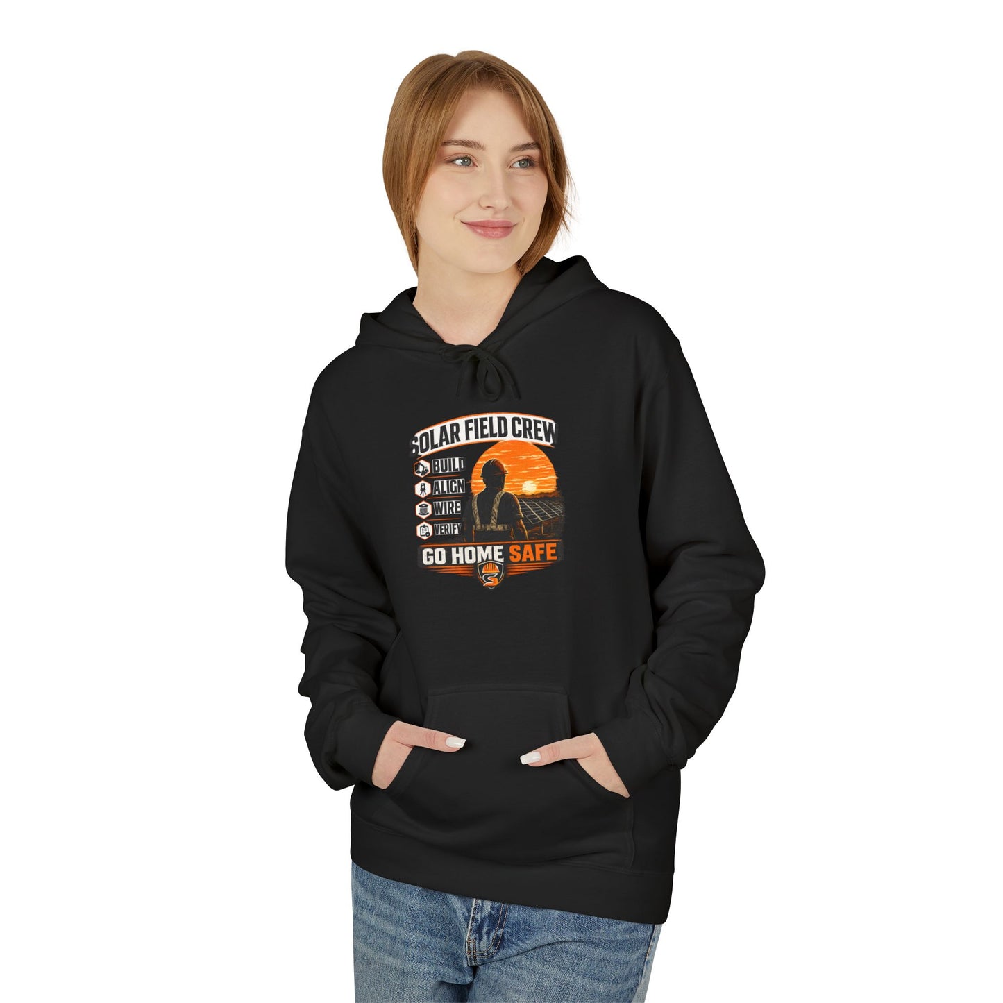 Solar Field Crew Hoodie – Go Home Safe Graphic Workwear