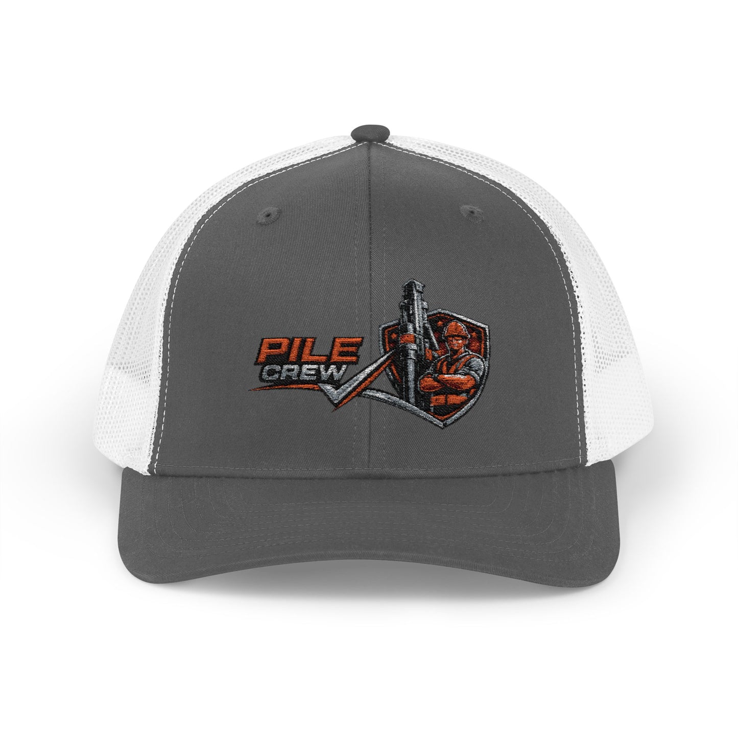Vintage Pile Crew Trucker Cap — Fishing Snapback Hat