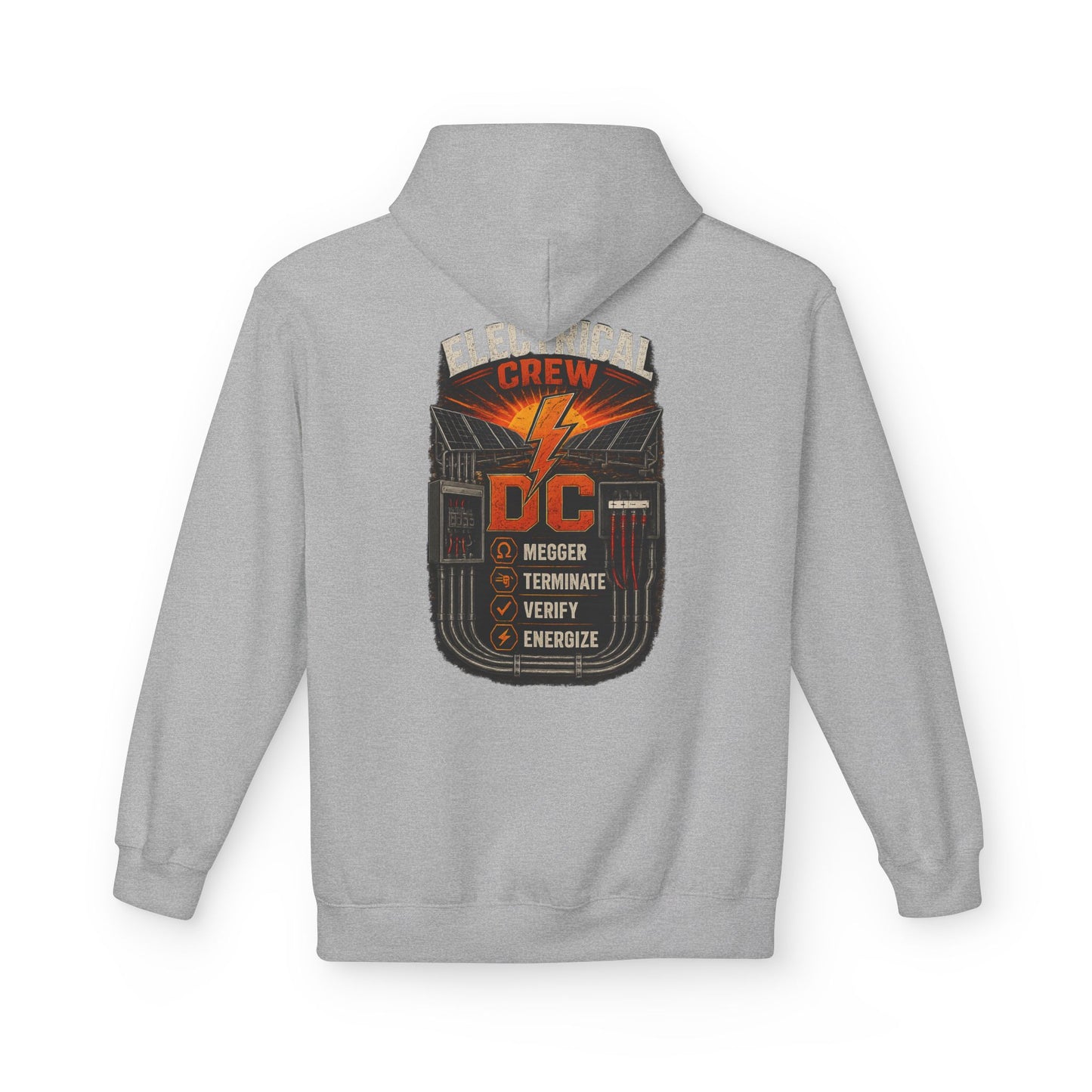 Electrical Crew Hoodie — DC Electrician Safety Design