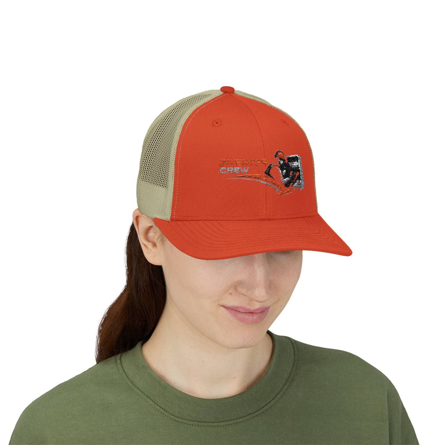 Inverter Tech Snapback Trucker Cap – Electrician HVAC Service Logo Hat