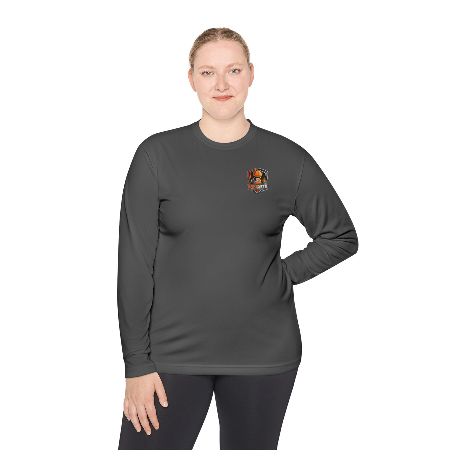 Solar Field Crew Long Sleeve Tee — 'Go Home Safe' Construction Worker Shirt