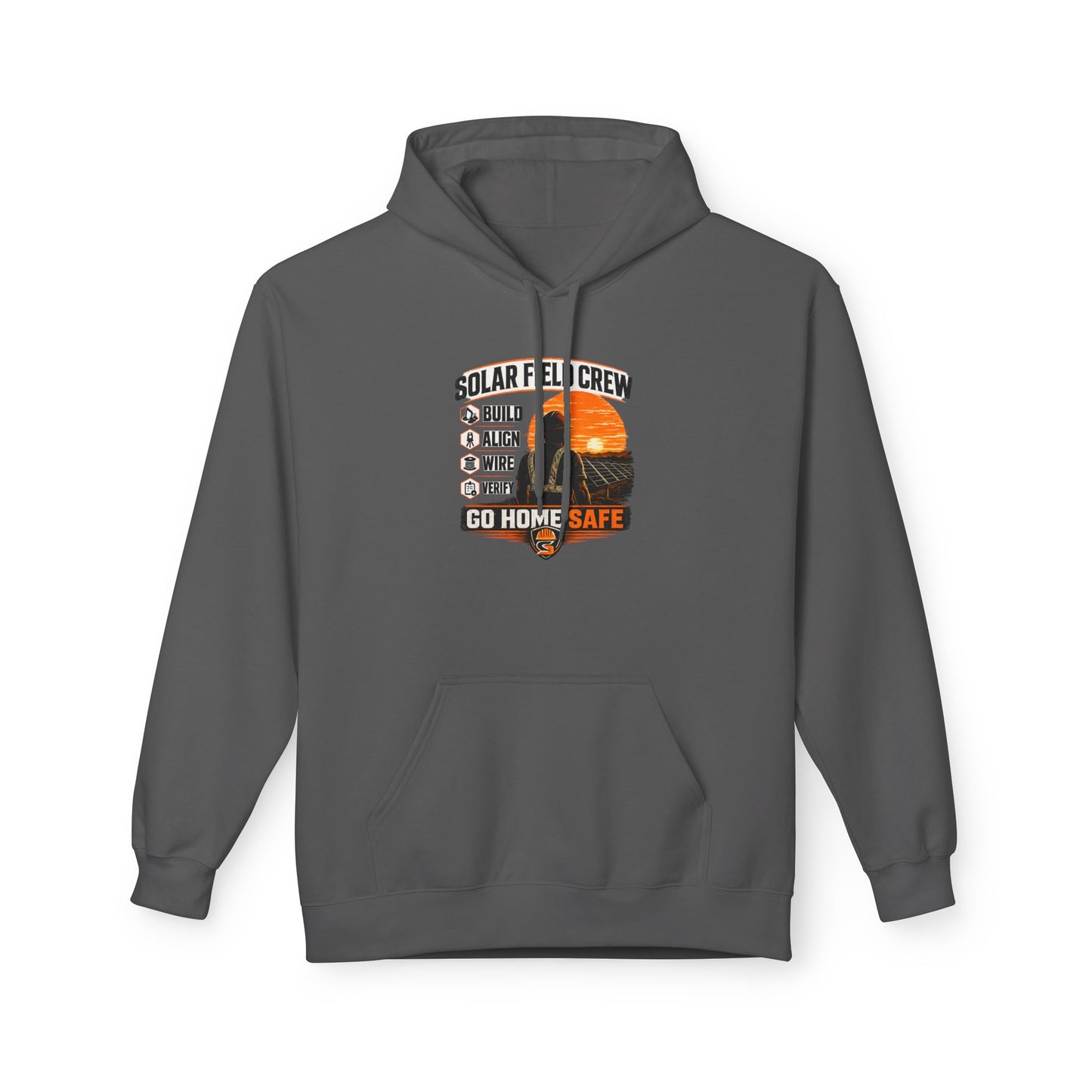 Solar Field Crew Hoodie – Go Home Safe Graphic Workwear