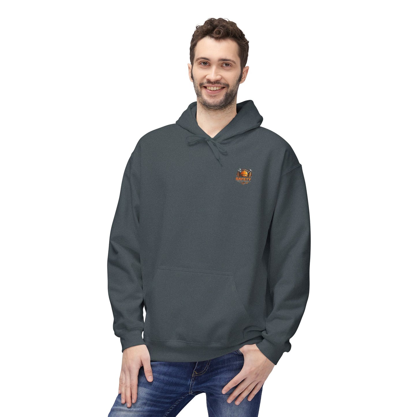 Safety Department Hoodie — "Last Line Before Incident" Graphic Workwear