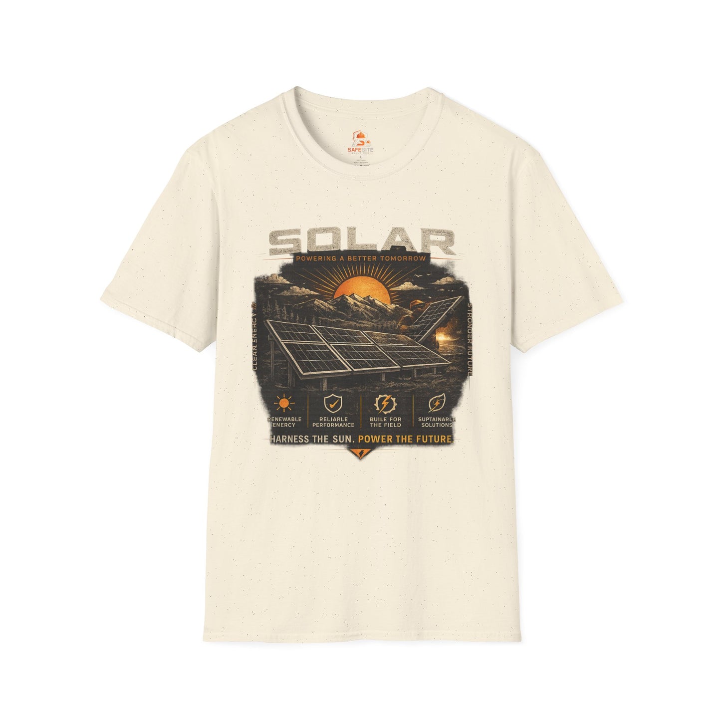 Solar Power Tee — Vintage Solar Energy Graphic T-Shirt