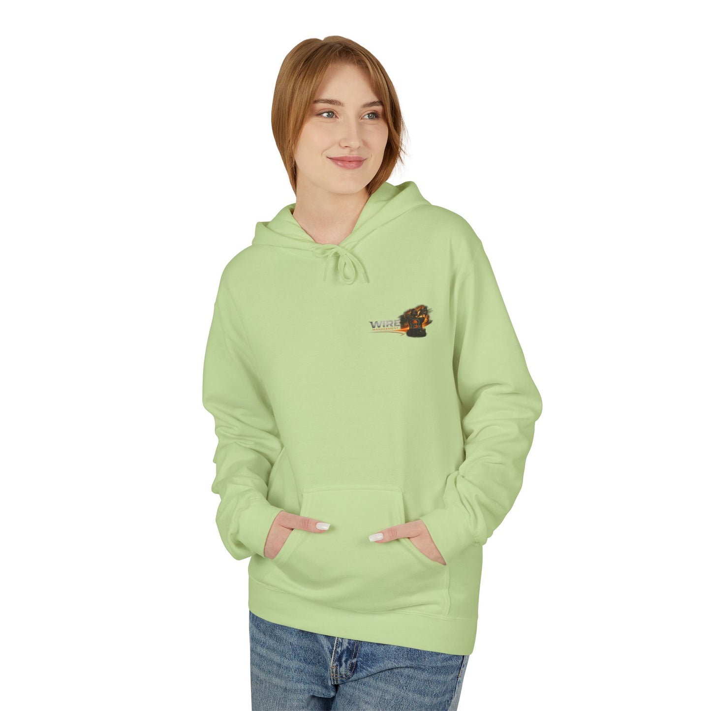 Wine Management Crew Hoodie — Funny Wine Lover Graphic Pullover