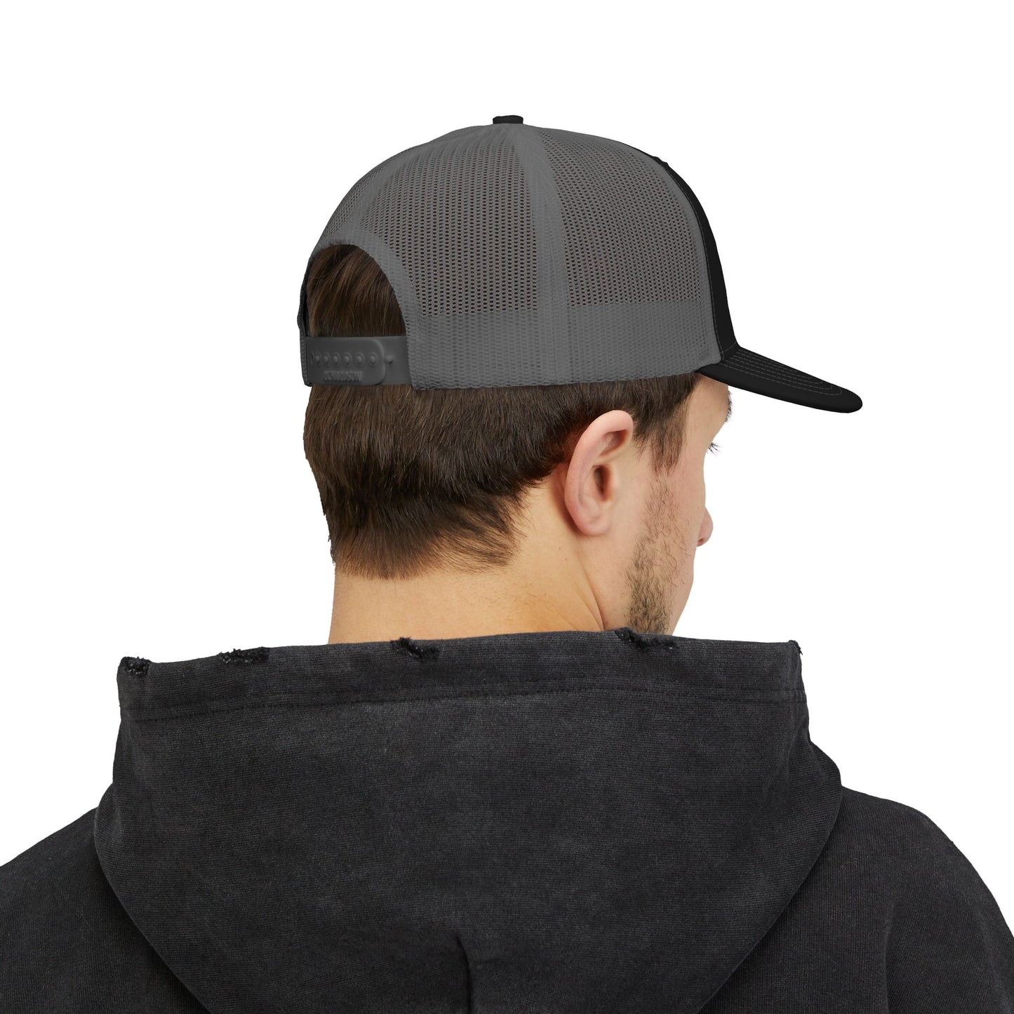 Wire Management Flame Graphic Trucker Cap