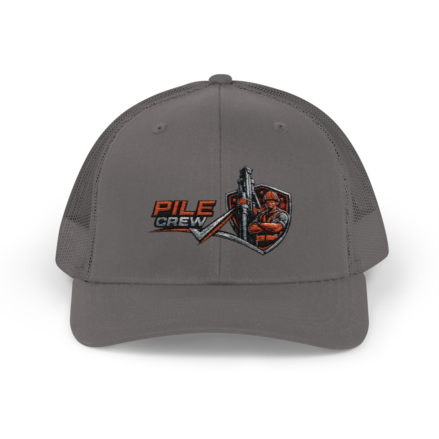 Vintage Pile Crew Trucker Cap — Fishing Snapback Hat