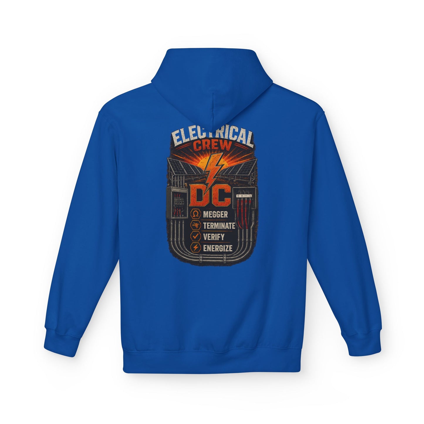 Electrical Crew Hoodie — DC Electrician Safety Design