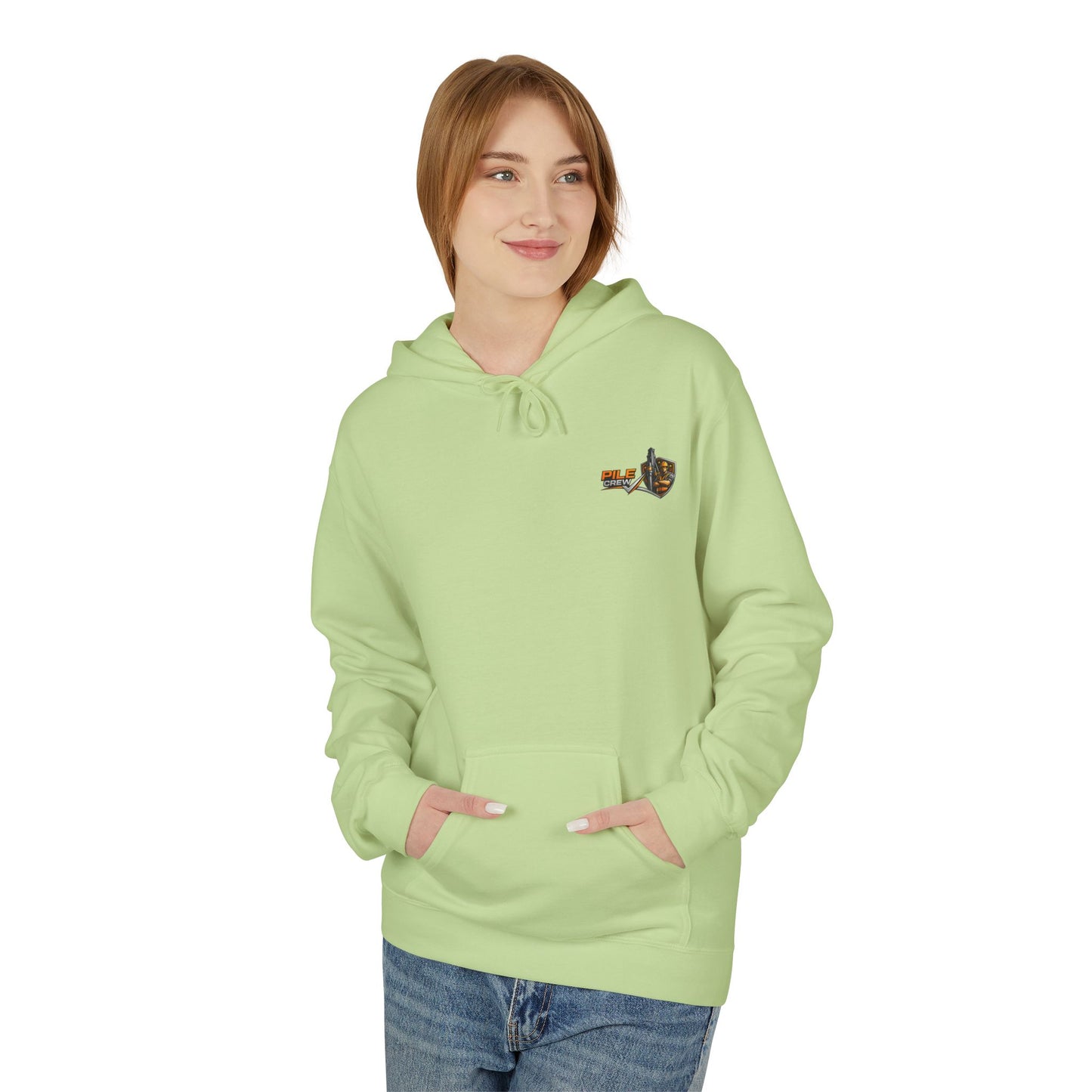 Pile Crew Industrial Hoodie — Heavy Equipment Construction Crew Pullover