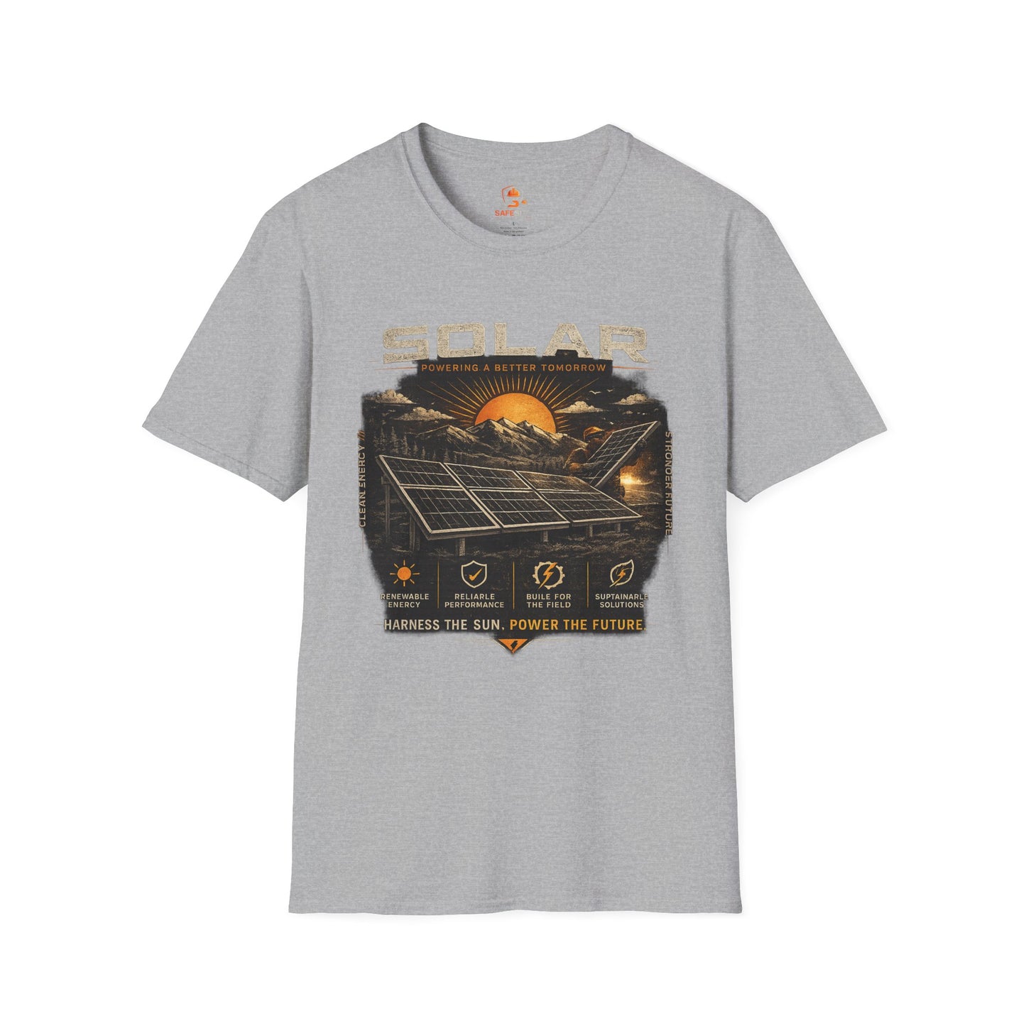 Solar Power Tee — Vintage Solar Energy Graphic T-Shirt