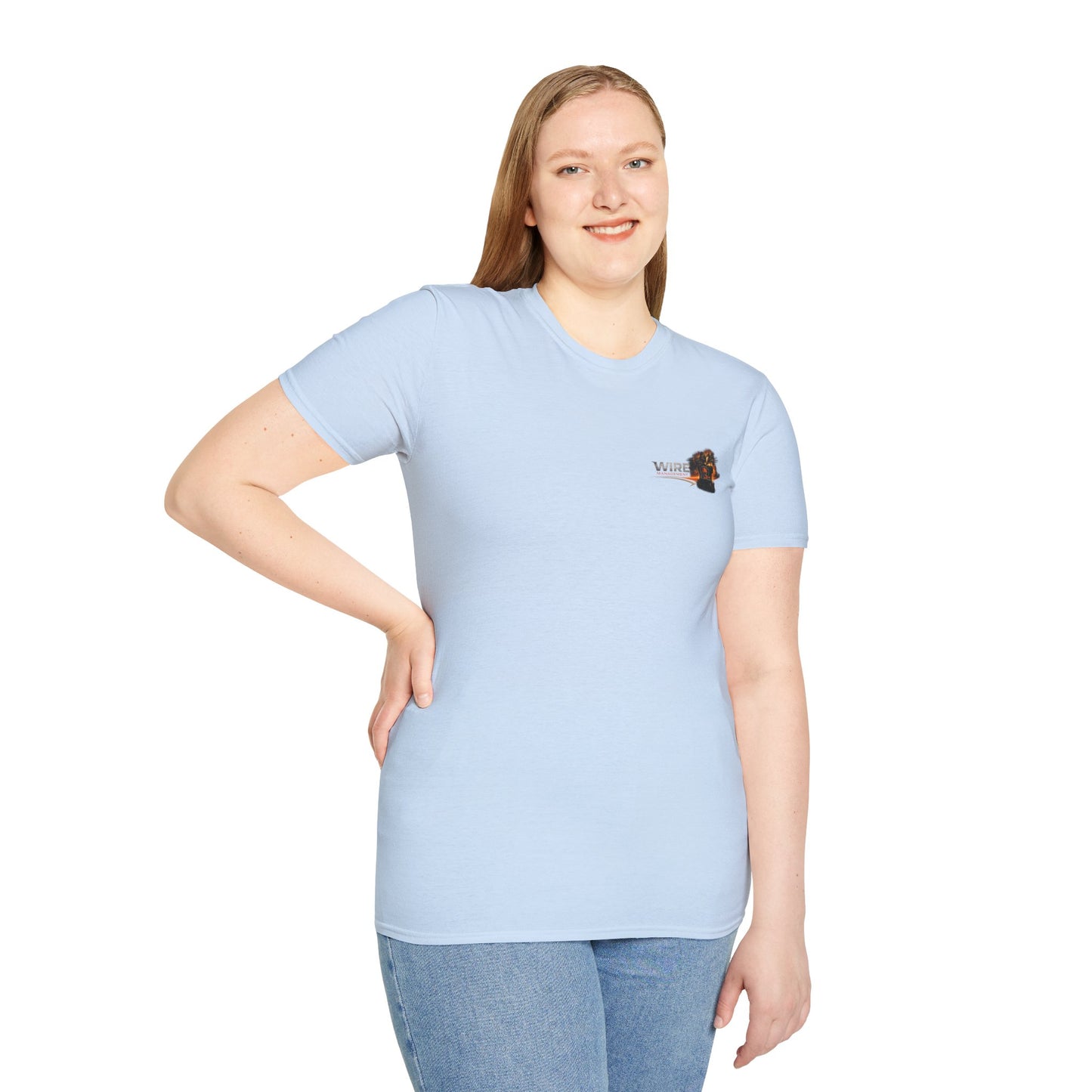 Wire Management Crew T-Shirt — Electrician Cable Tech Work Shirt