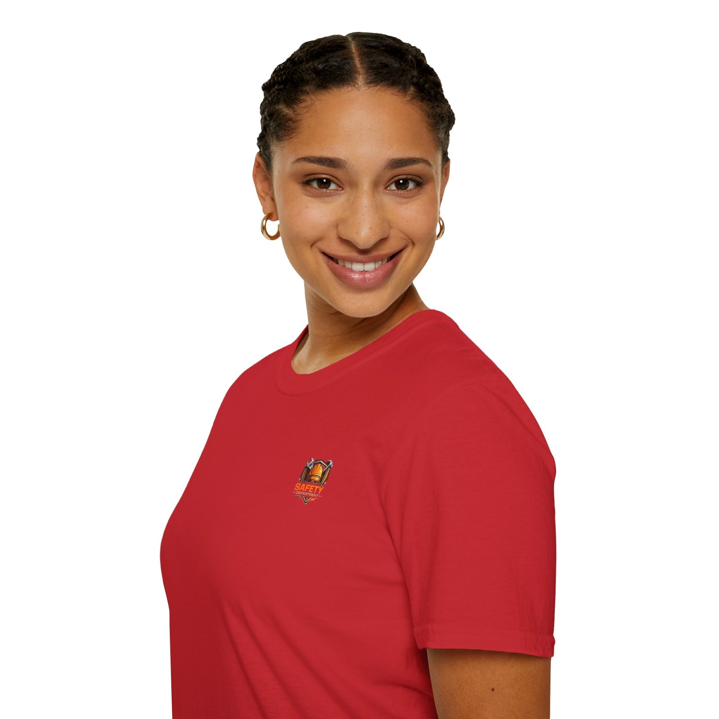 Safety Department Graphic T-Shirt — "Last Line Before Incident" Worksite Firefighter Tee