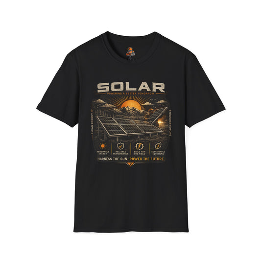 Solar Power Tee — Vintage Solar Energy Graphic T-Shirt
