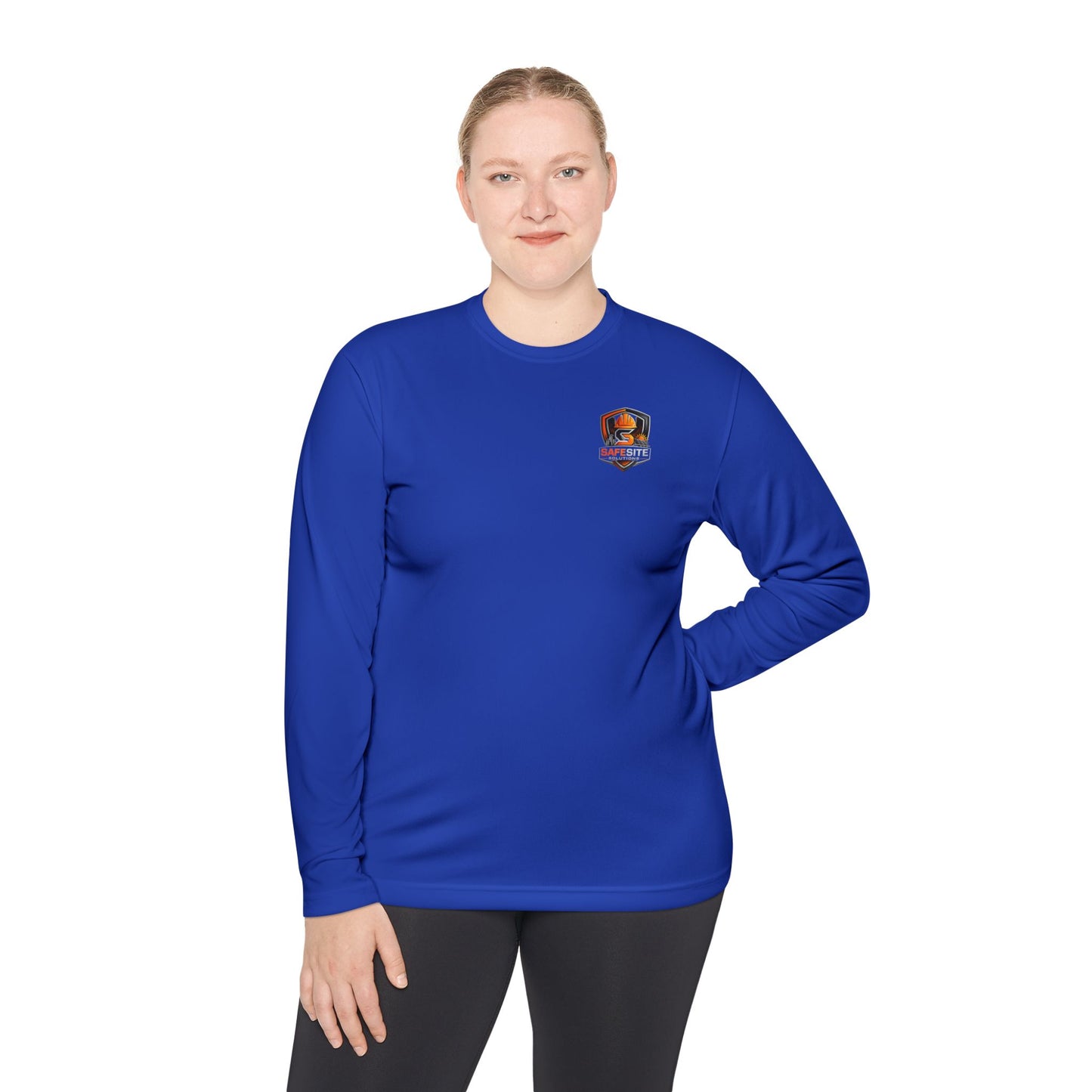 Solar Field Crew Long Sleeve Tee — 'Go Home Safe' Construction Worker Shirt
