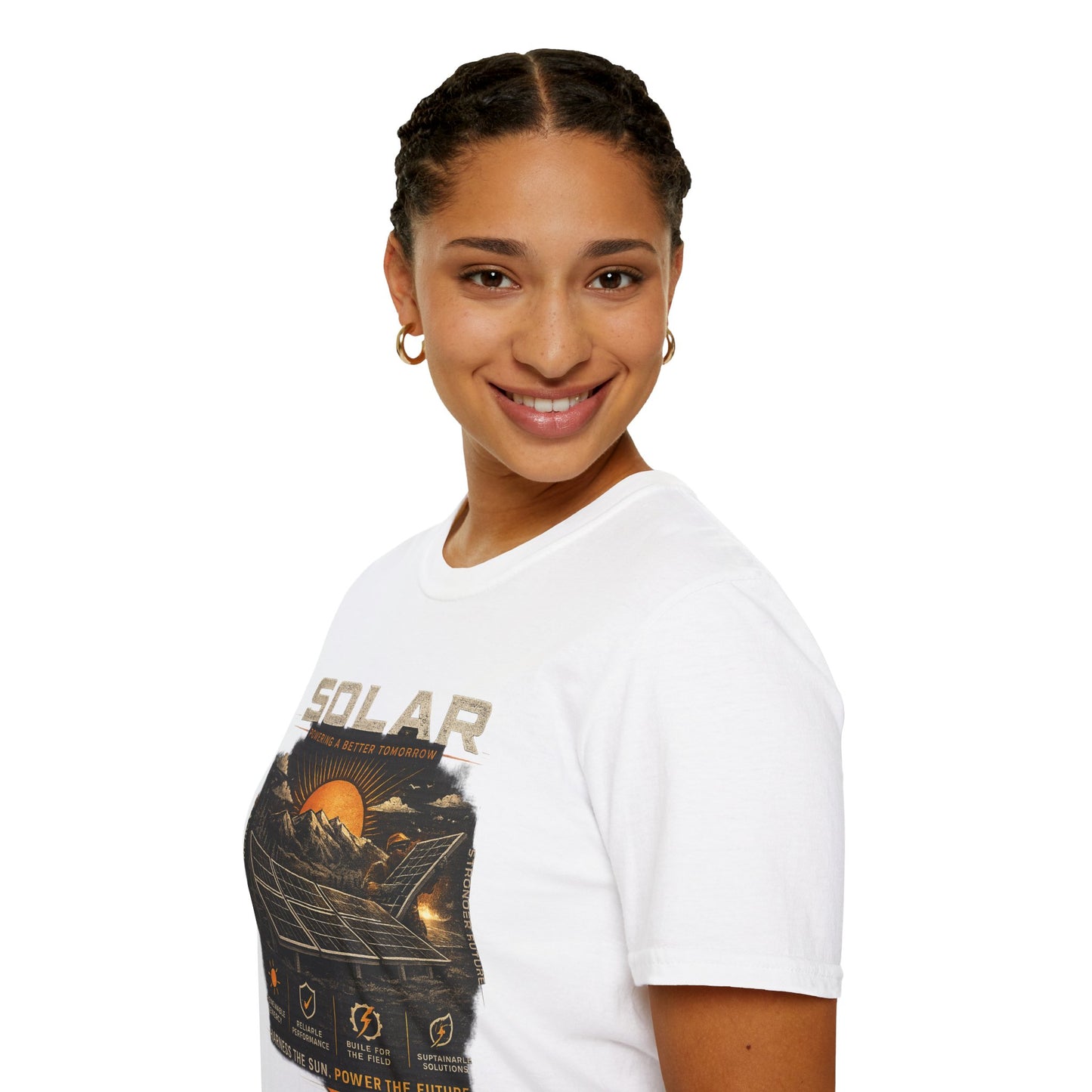 Solar Power Tee — Vintage Solar Energy Graphic T-Shirt
