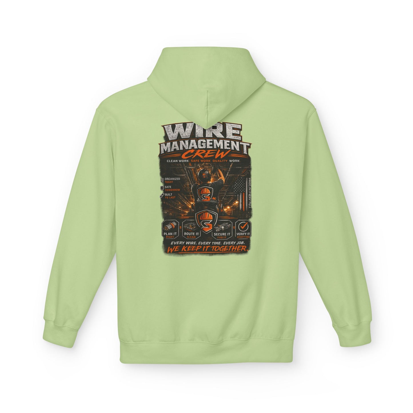 Wine Management Crew Hoodie — Funny Wine Lover Graphic Pullover
