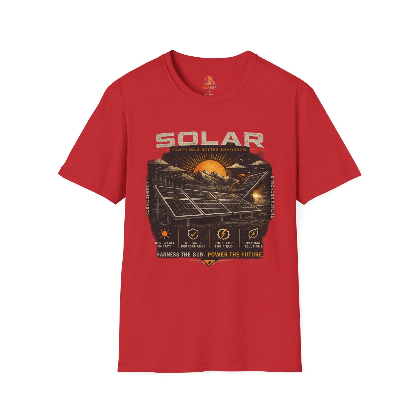 Solar Power Tee — Vintage Solar Energy Graphic T-Shirt