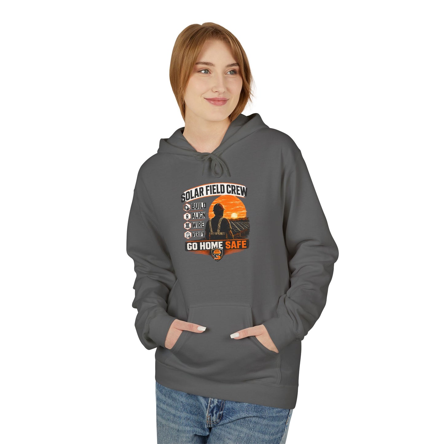 Solar Field Crew Hoodie – Go Home Safe Graphic Workwear