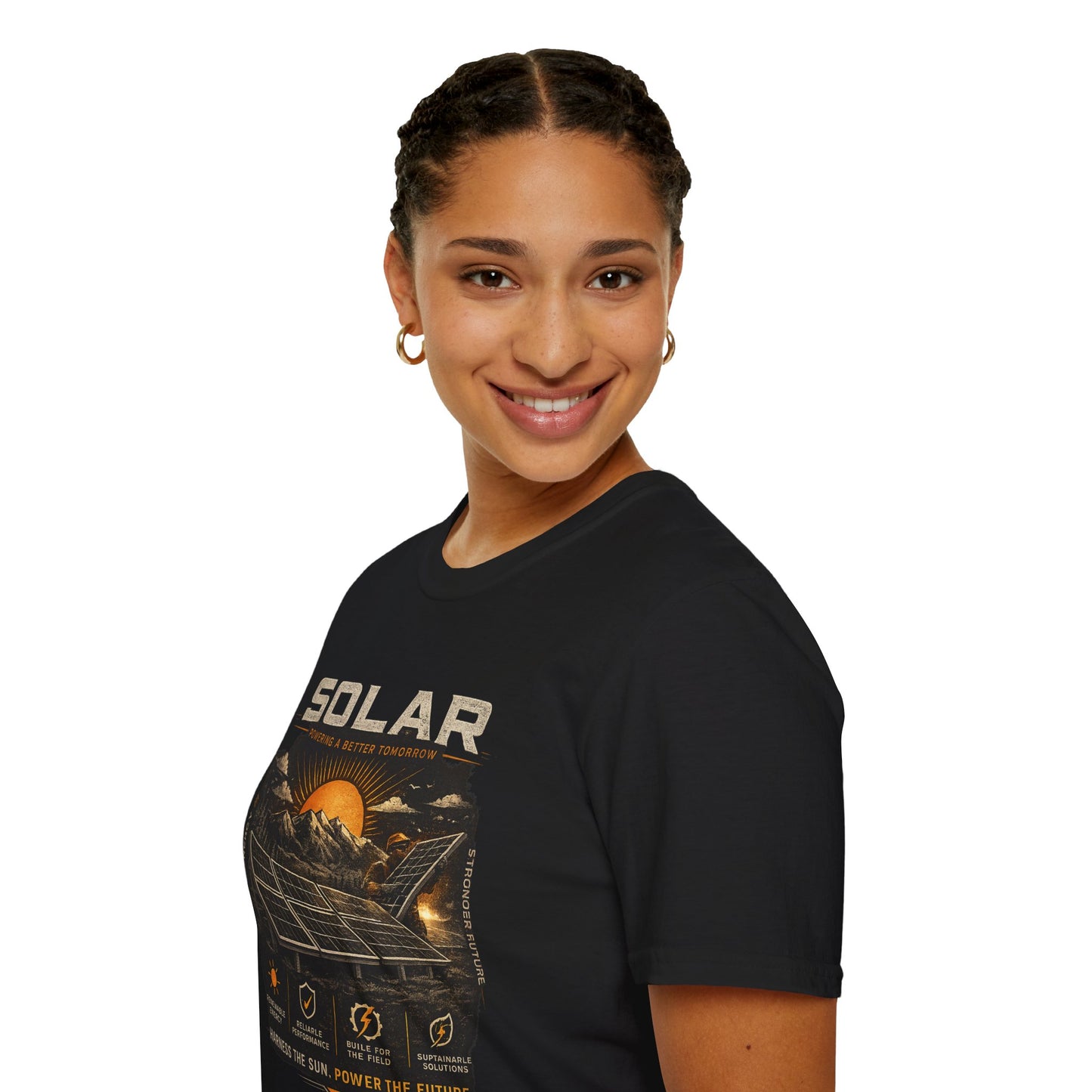 Solar Power Tee — Vintage Solar Energy Graphic T-Shirt