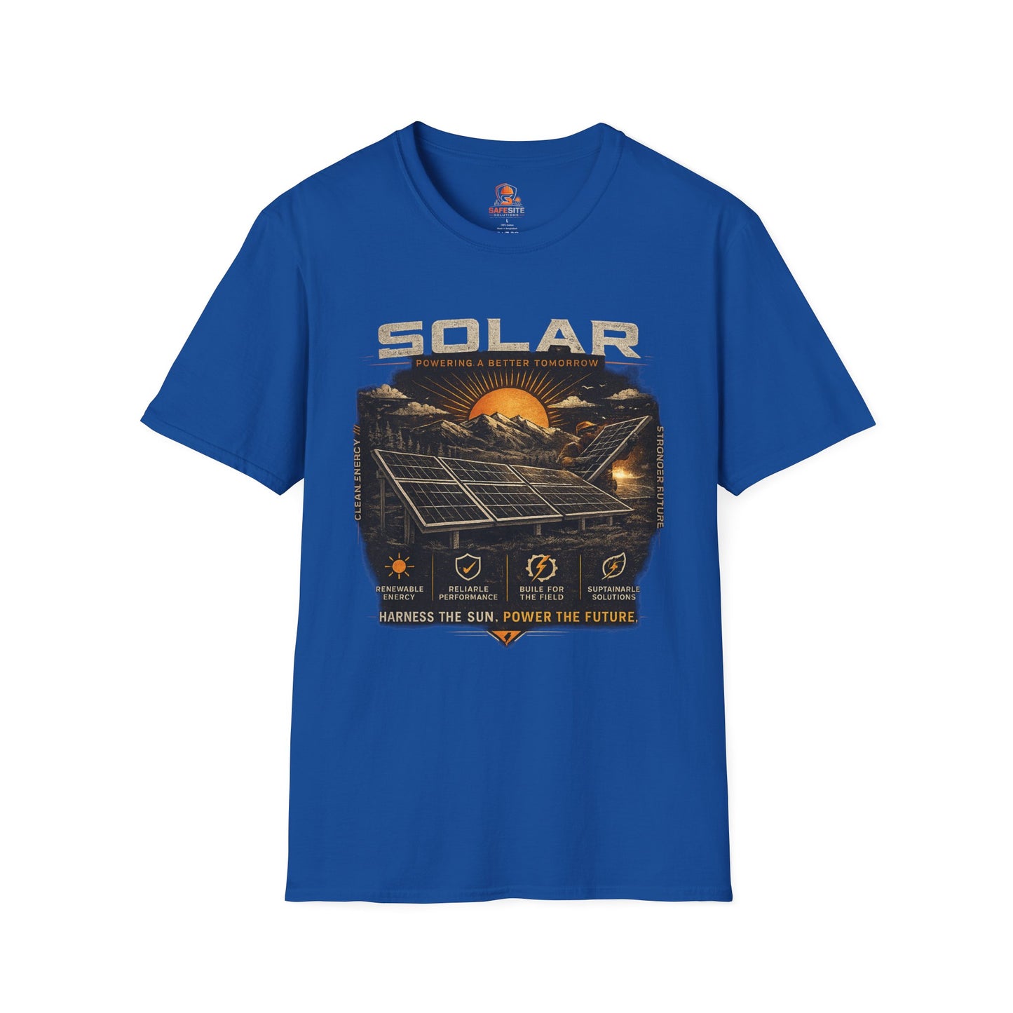 Solar Power Tee — Vintage Solar Energy Graphic T-Shirt