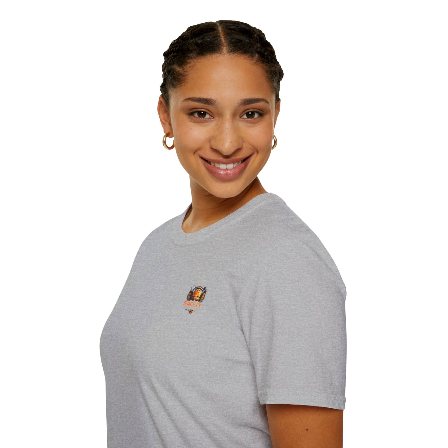 Safety Department Graphic T-Shirt — "Last Line Before Incident" Worksite Firefighter Tee