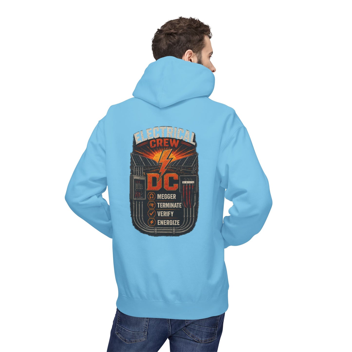 Electrical Crew Hoodie — DC Electrician Safety Design