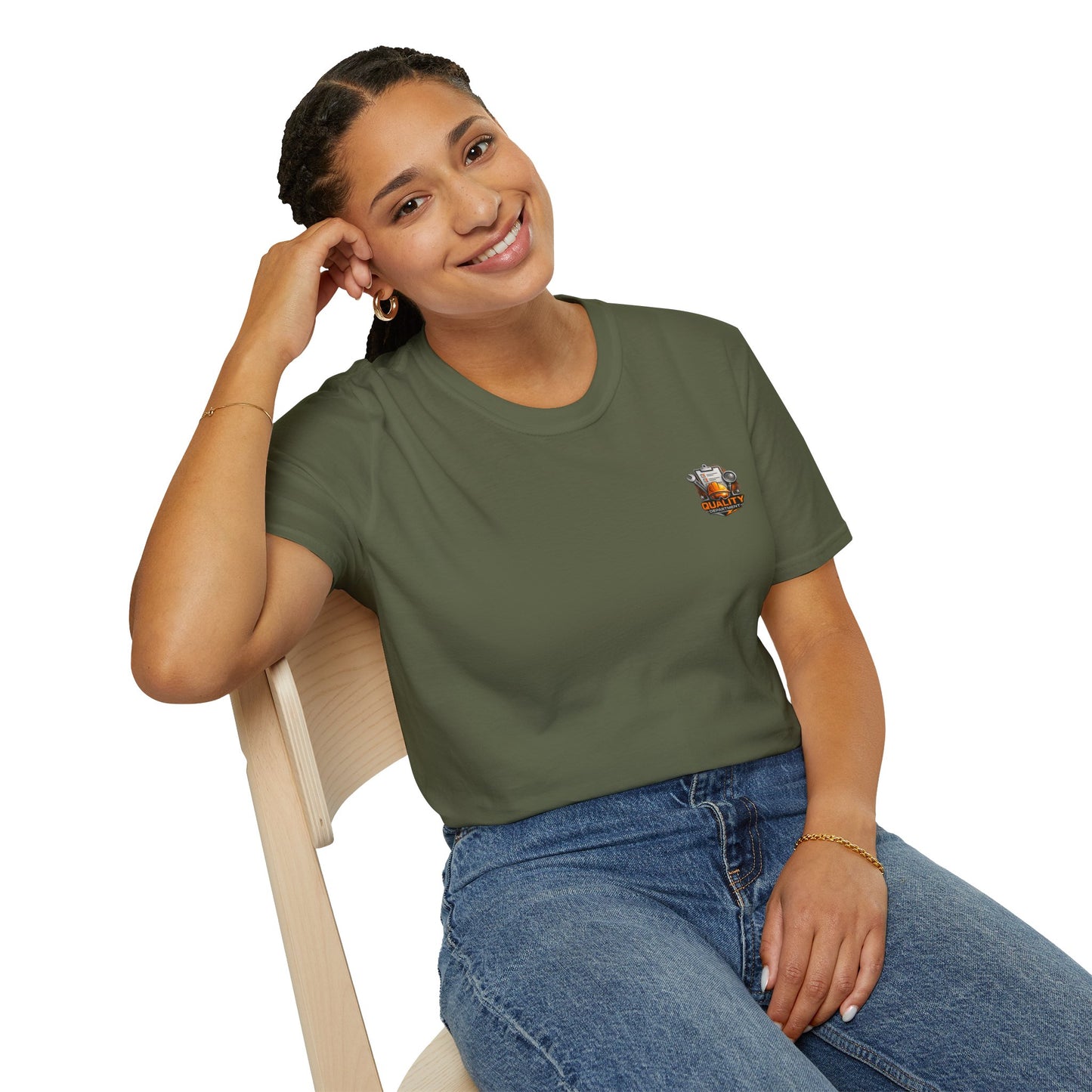 Quality Department T-Shirt — The Last Line Before Release Vintage Workwear Tee